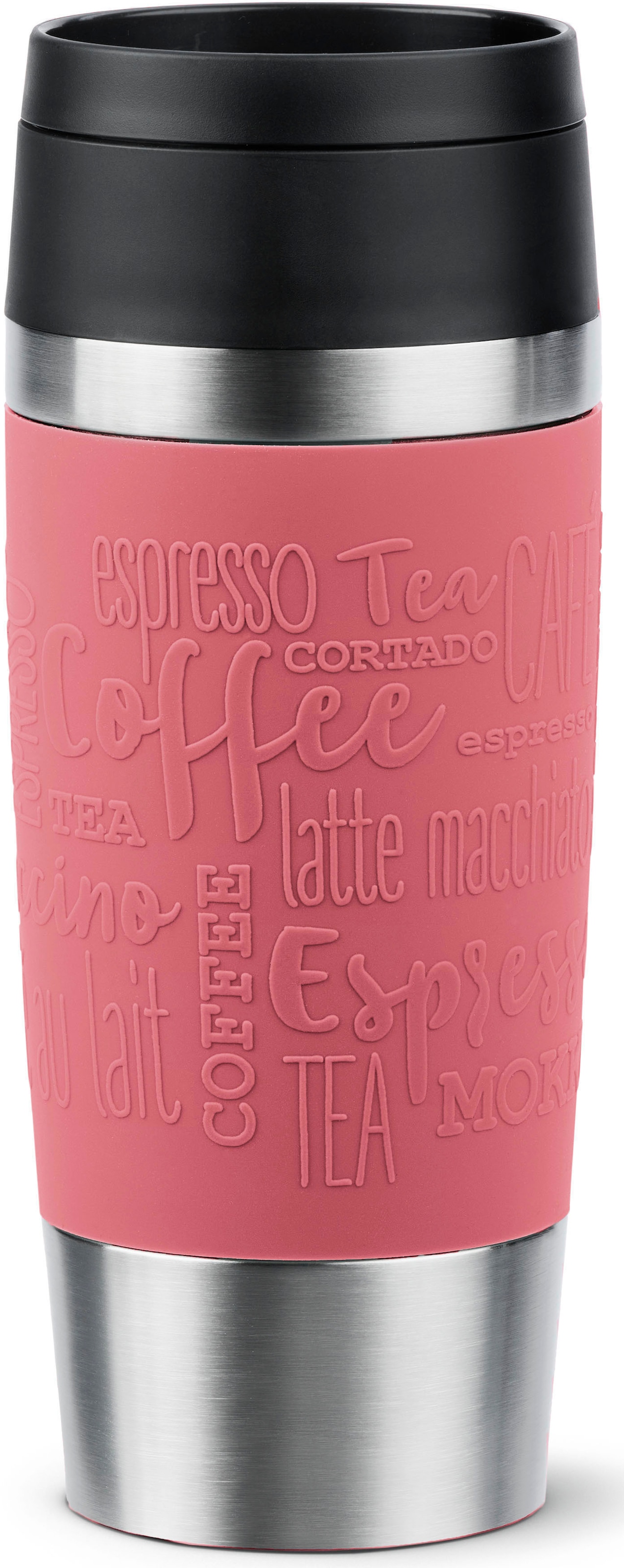 Emsa Thermobecher »Travel Mug Classic, mit 360°-Trinköffnung«, 4h heiß, 8h kalt - 360 ml / 6h heiß, 12h kalt - 500 ml, 100% dicht