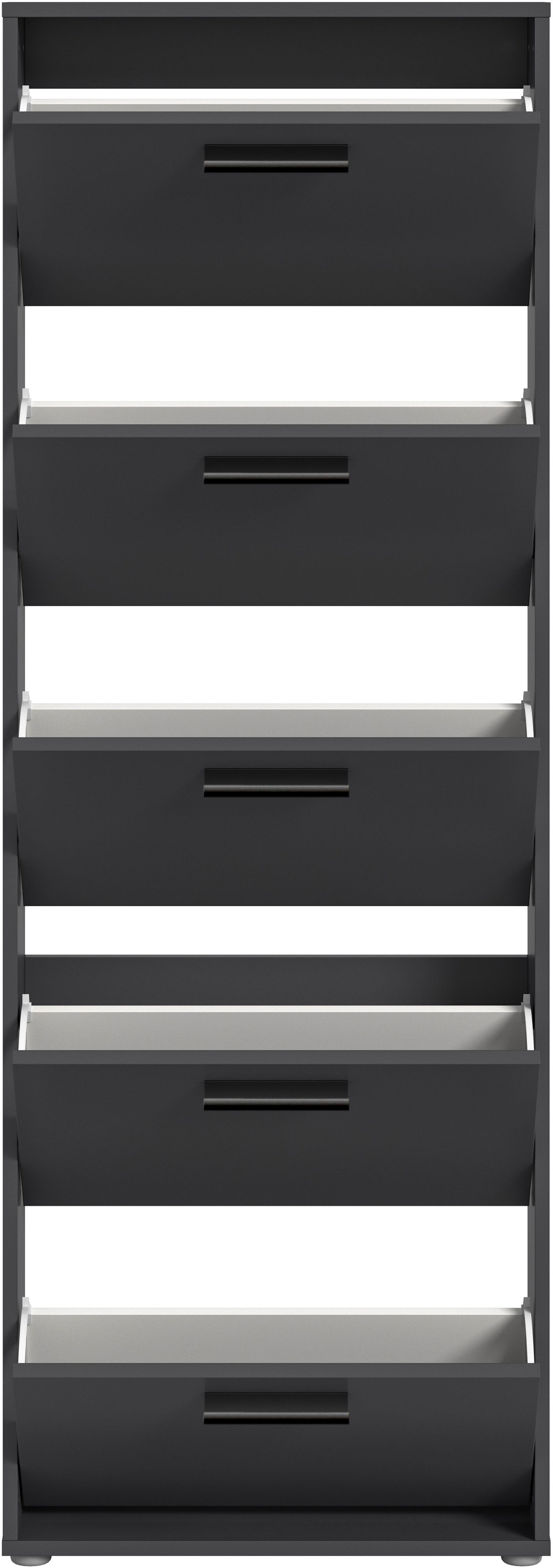 HBZ Schuhkommode »Sam Schuhkipper, Schuhschrank BxHxT 59x169x17 cm«, (1 St.), mit 5 Klappen