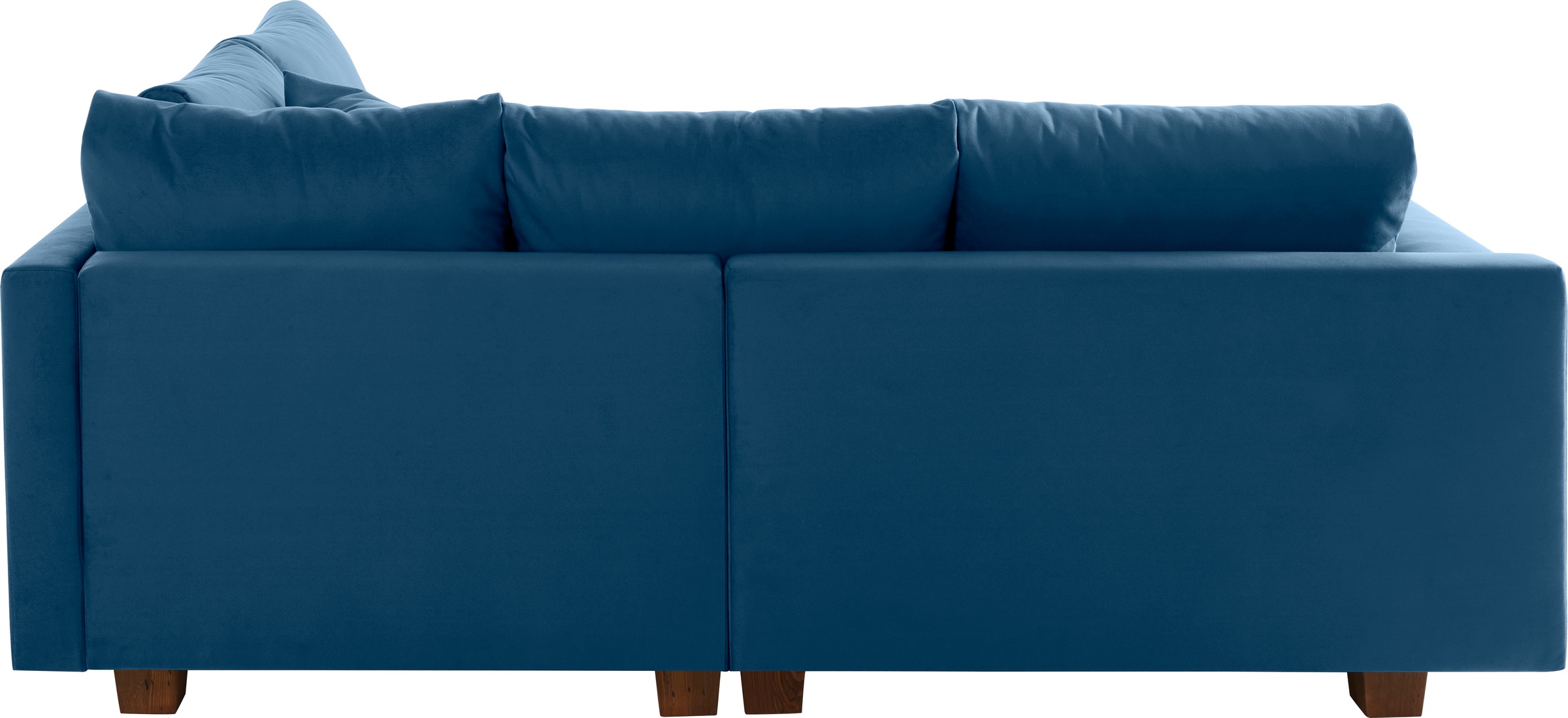 Home affaire Ecksofa »Rice L-Form, B: 216 cm«, (Set, mit Hocker), Set: Sofa & Hocker, mit 3 Zierkissen, Federkern