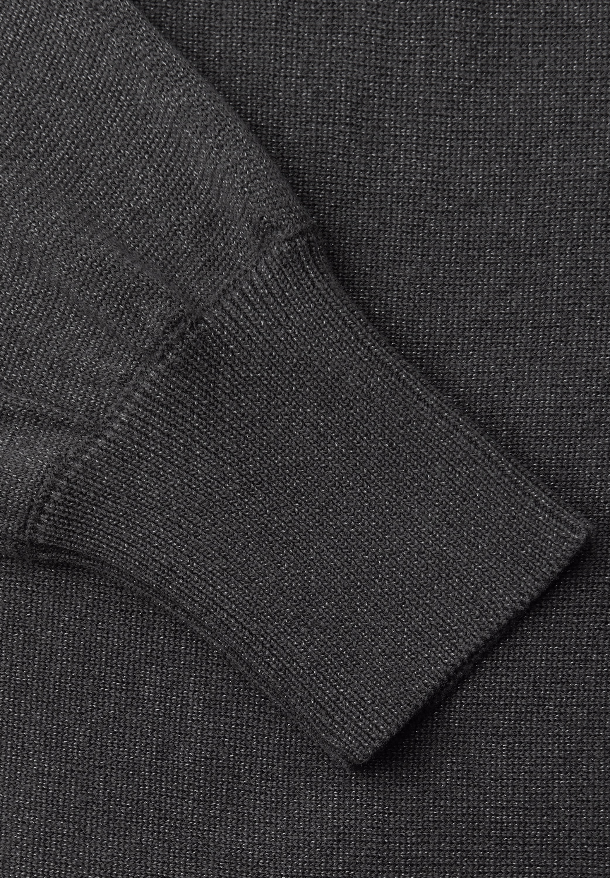 STREET ONE Rundhalspullover im Glitzer-Look