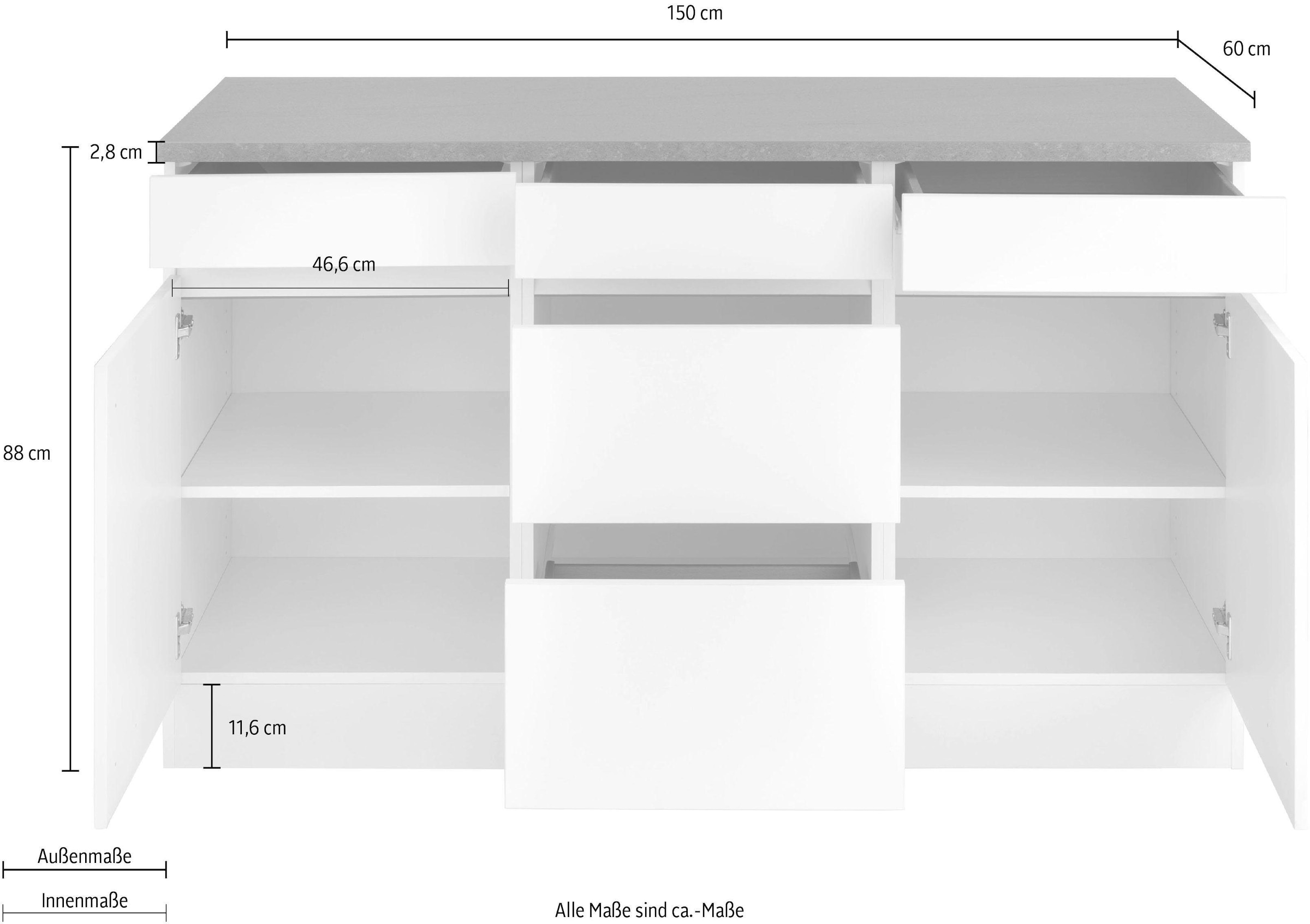 OPTIFIT Unterschrank »Roth«, Breite 150 cm