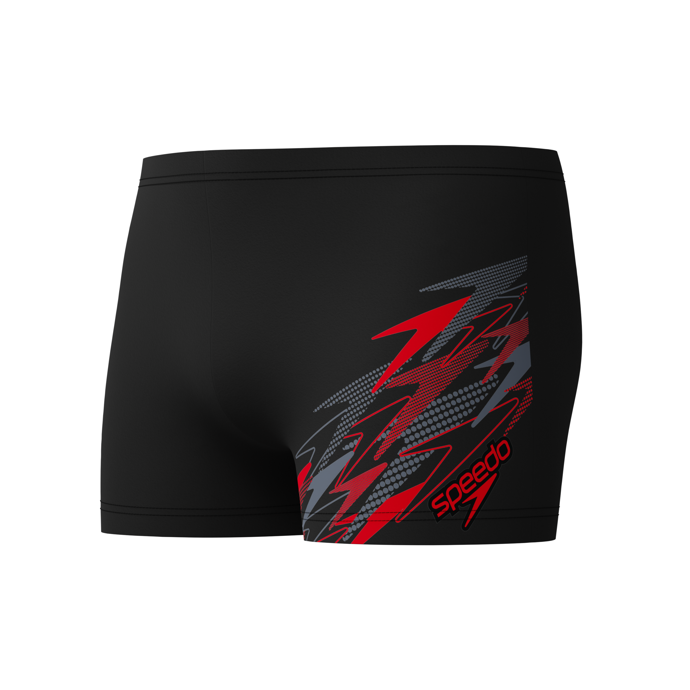 Speedo Badehose mit Plastisol-Wellengrafik, formbeständig, schnell trocknend