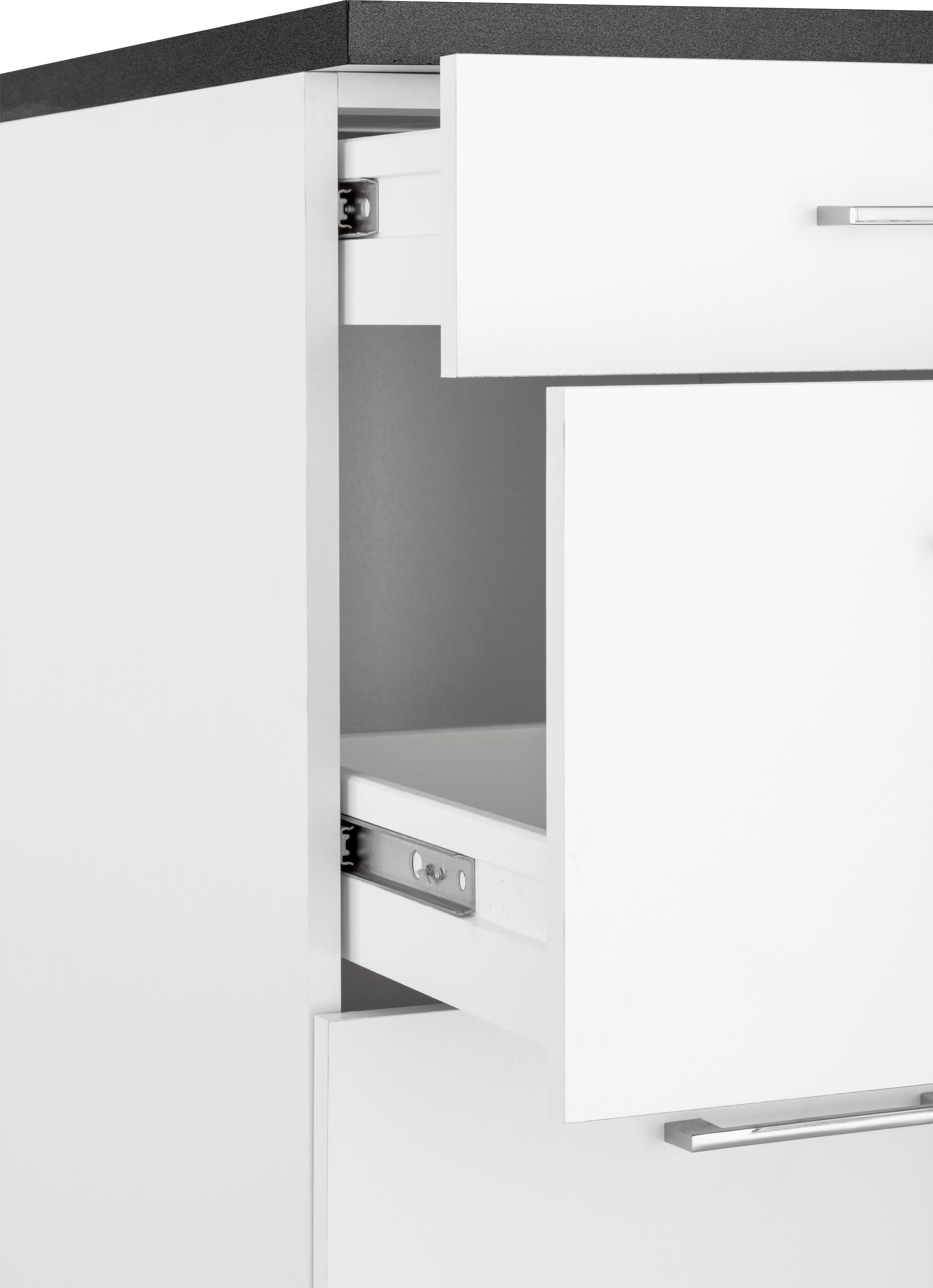 KOCHSTATION Küchenzeile »KS-Haiti« mit E-Geräten, Breite 220 cm