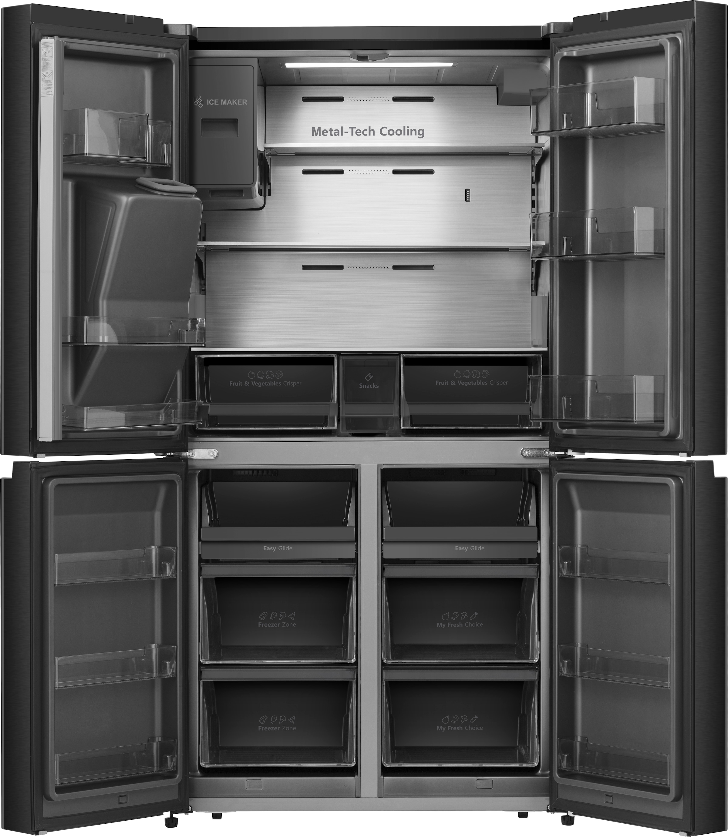 Hisense Multi Door, RQ760N4AIE, 178,5 cm hoch, 91,4 cm breit ➥ 3 Jahre XXL  Garantie | UNIVERSAL