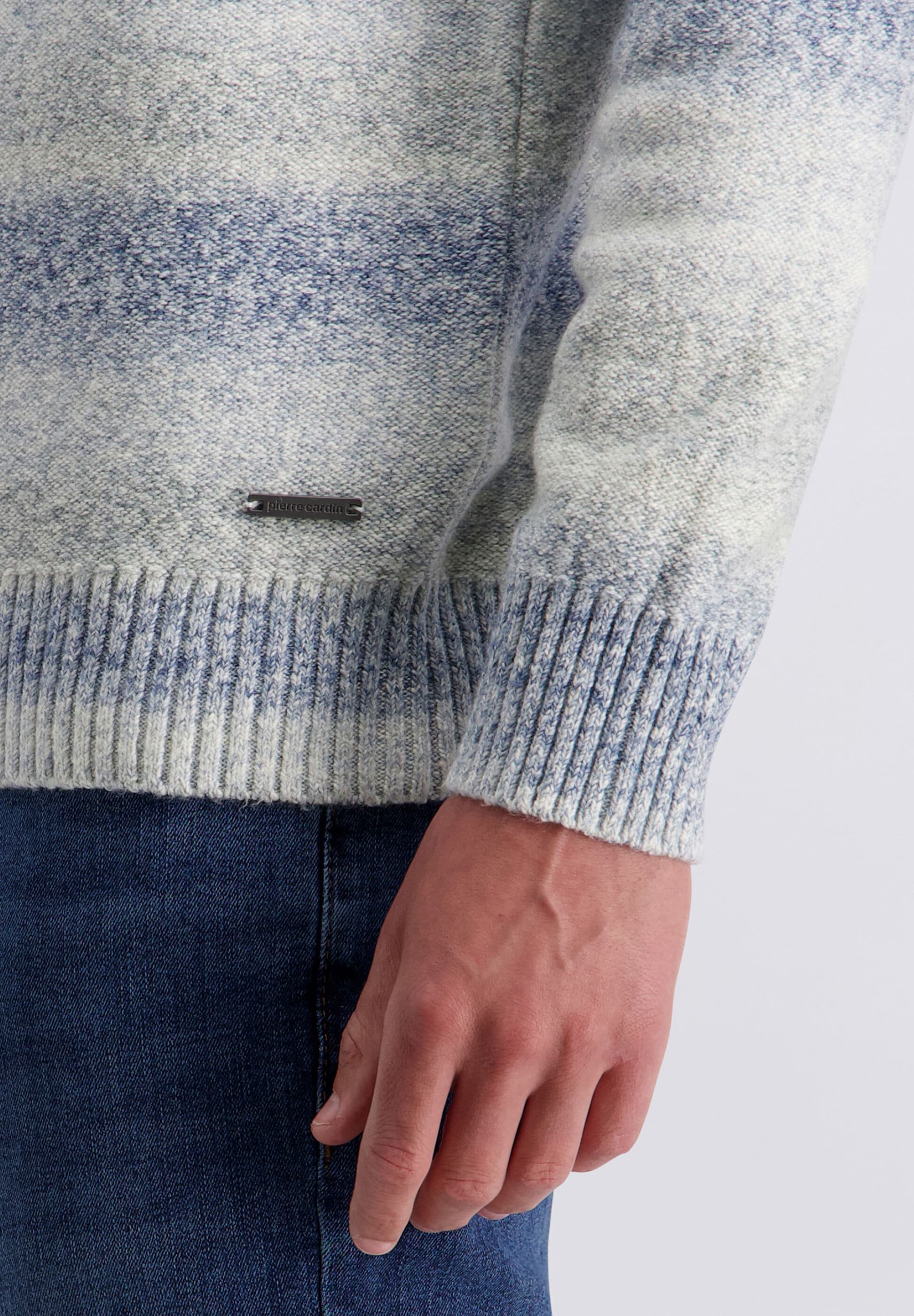 Pierre Cardin Strickpullover »Pierre Cardin Pullover« aus einer Baumwollmischung