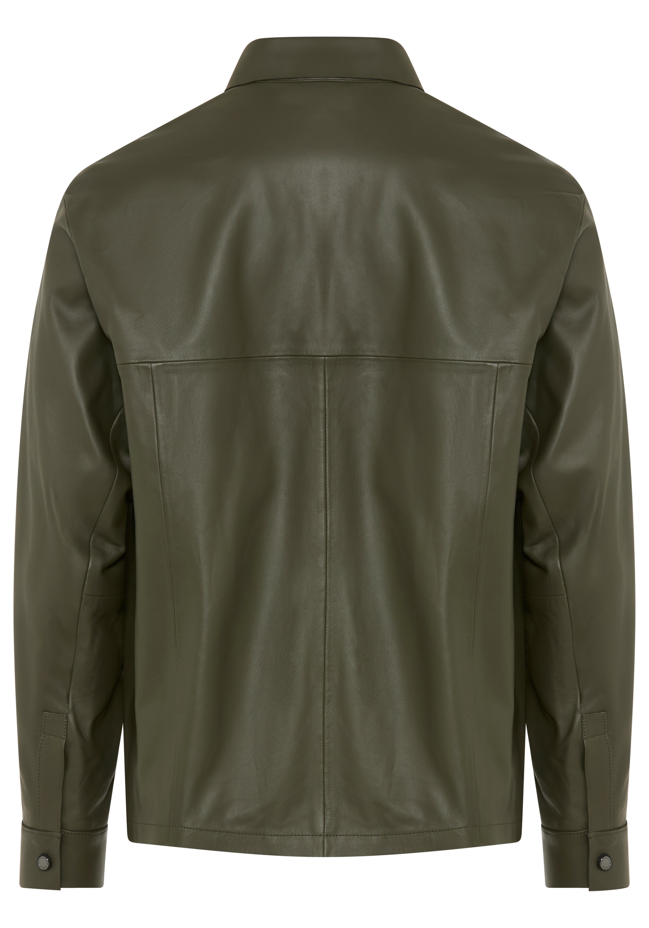 BOSS GREEN Hemdjacke »Porsche Spirit 70 Capsule Collection« aus Nappaleder, Premium Herrenmode Limited