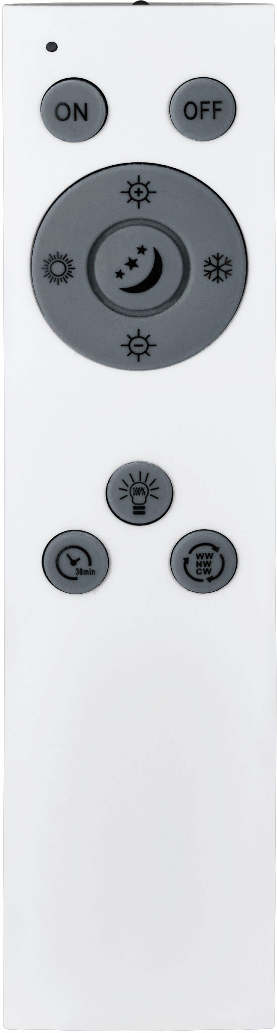 EGLO Deckenleuchte »BATTISTONA« LED-Modul 1 Stk. warmweiß - kaltweiß Deckenleuchte in weiß aus Stahl - warmweiß - kaltweiß