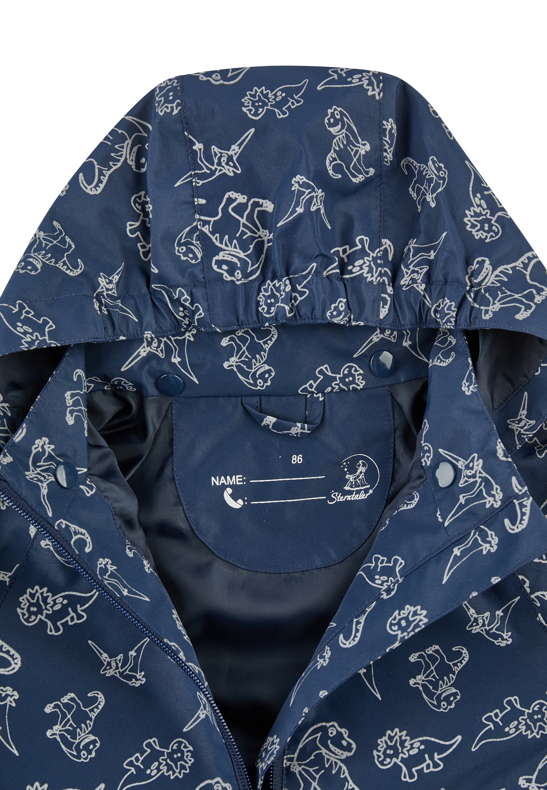 Sterntaler® Regenjacke »Regenjacke gefüttert Dino«