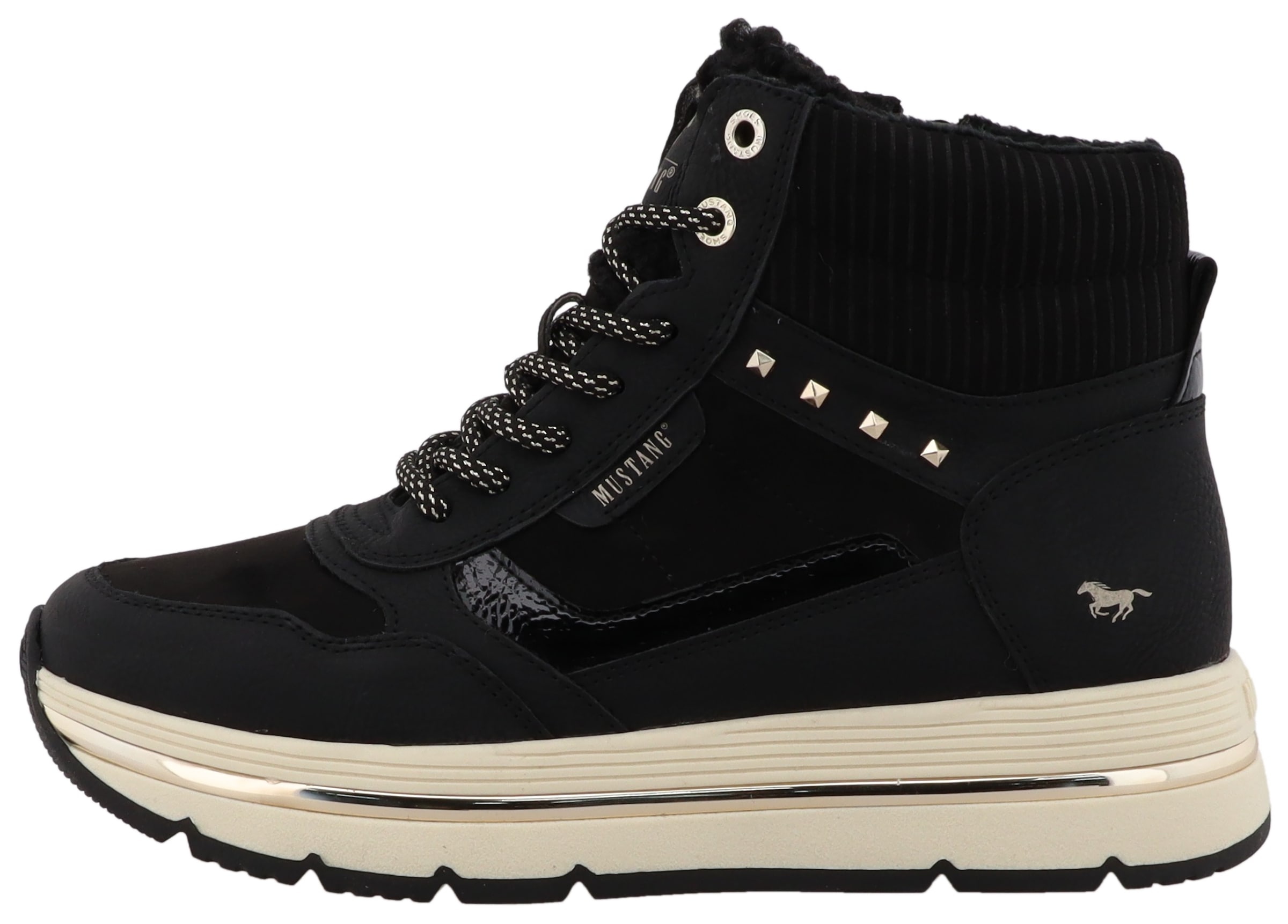 Mustang Shoes Winterboots »Noelle«  Plateausneaker, Winterboots mit Warmfutter