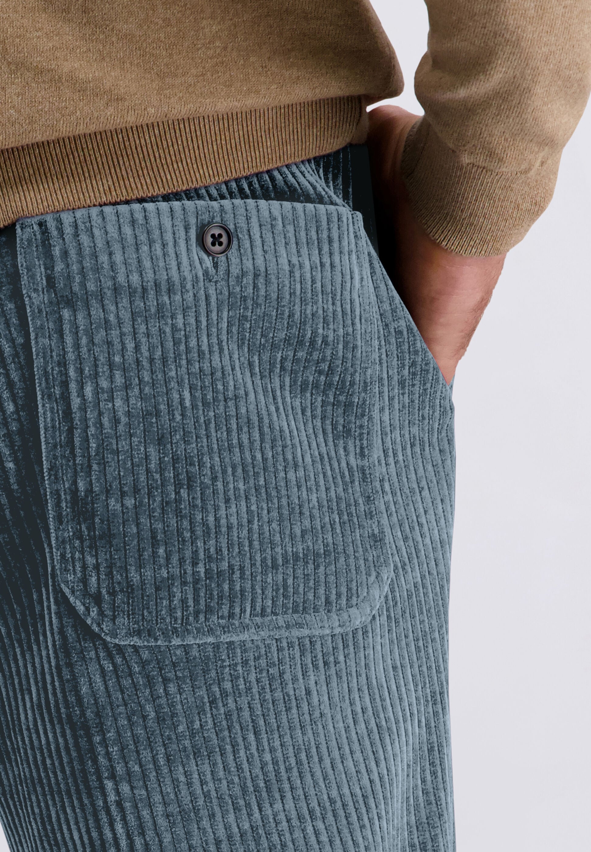 Pierre Cardin Anzughose »Rick«  mit abgestepptem Saum