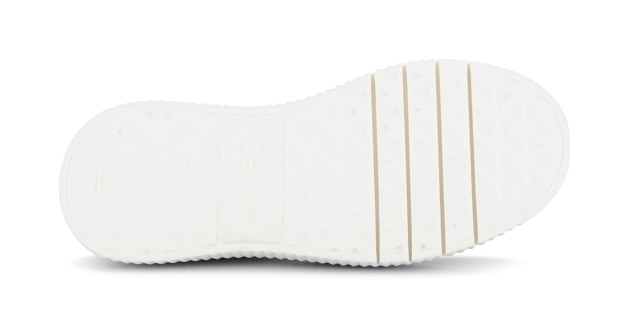 Gabor Plateausneaker  , Freizeitschuh, Halbschuh, Schnürschuh mit Kontrast-Rahmennaht