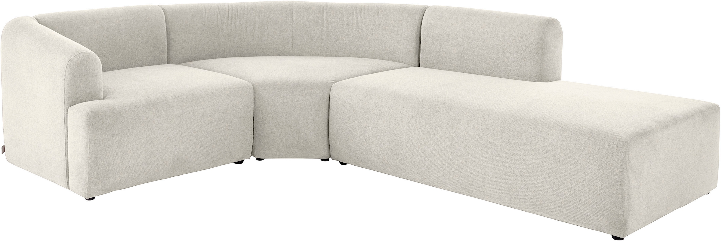 LeGer Home by Lena Gercke Ecksofa »LYZA L-Form links/rechts, Modularsofa, Maße B/T/H: 211/267/74 cm«, als Modul oder separat verwendbar, für individuelle Zusammenstellung