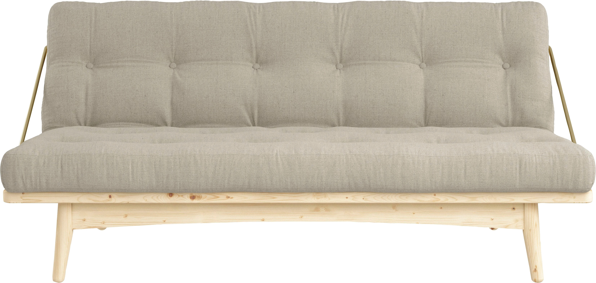 Karup Design Schlafsofa "Folk" aus massiven Kiefernholz, inkl. Futonmatratze