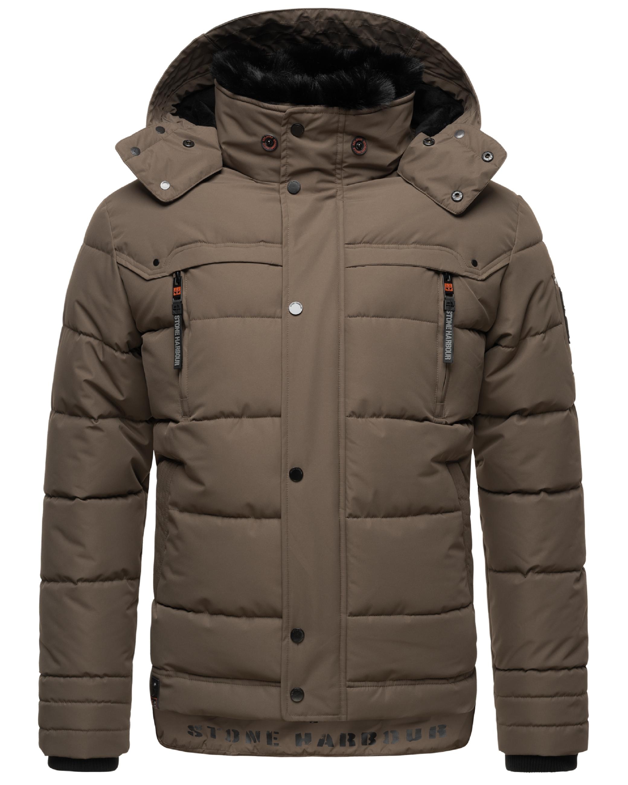 Stone Harbour Steppjacke »Winterjacke Witaas«, mit Kapuze