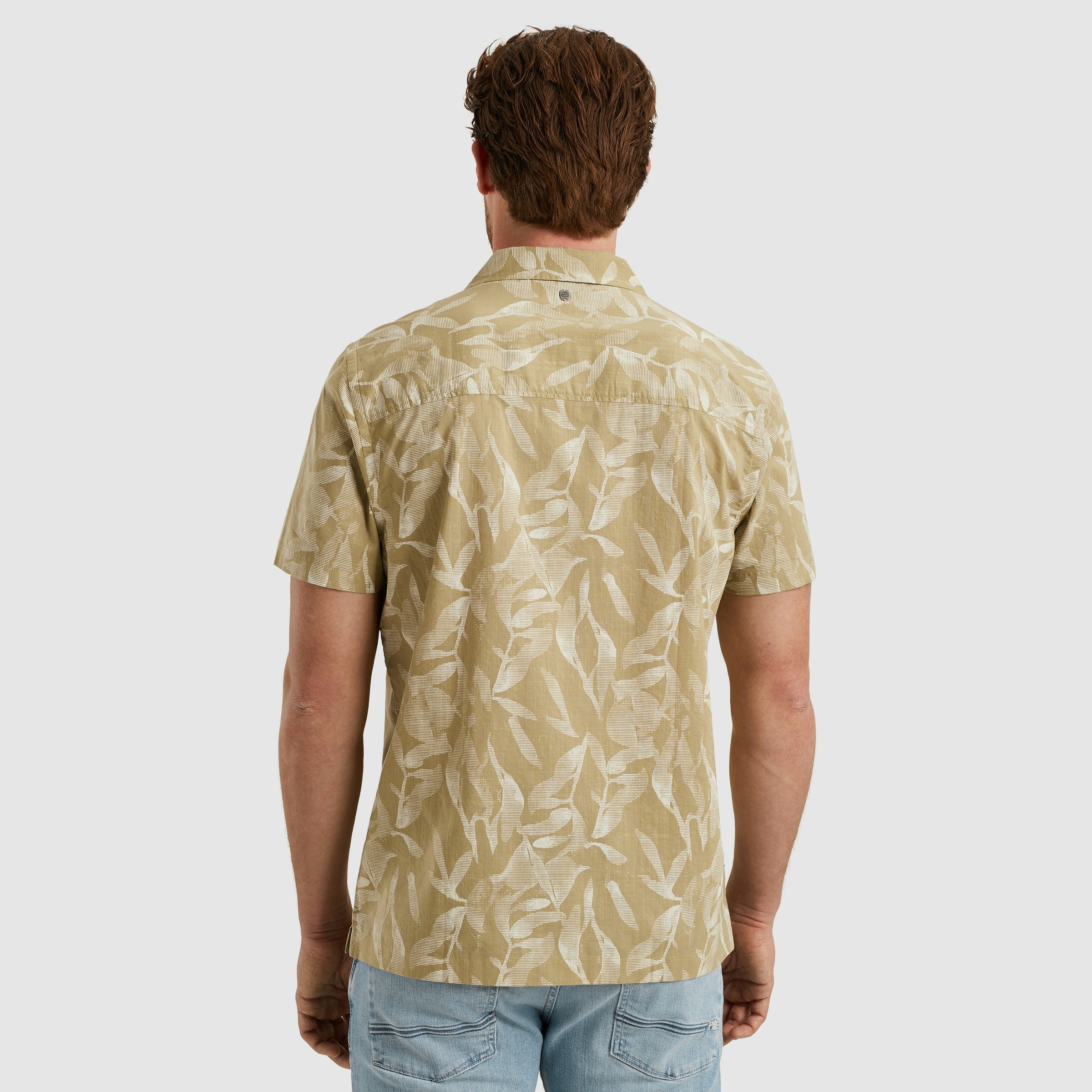 PME LEGEND Kurzarmhemd »Short Sleeve Shirt Print On Ctn Slub«, mit floralem Muster