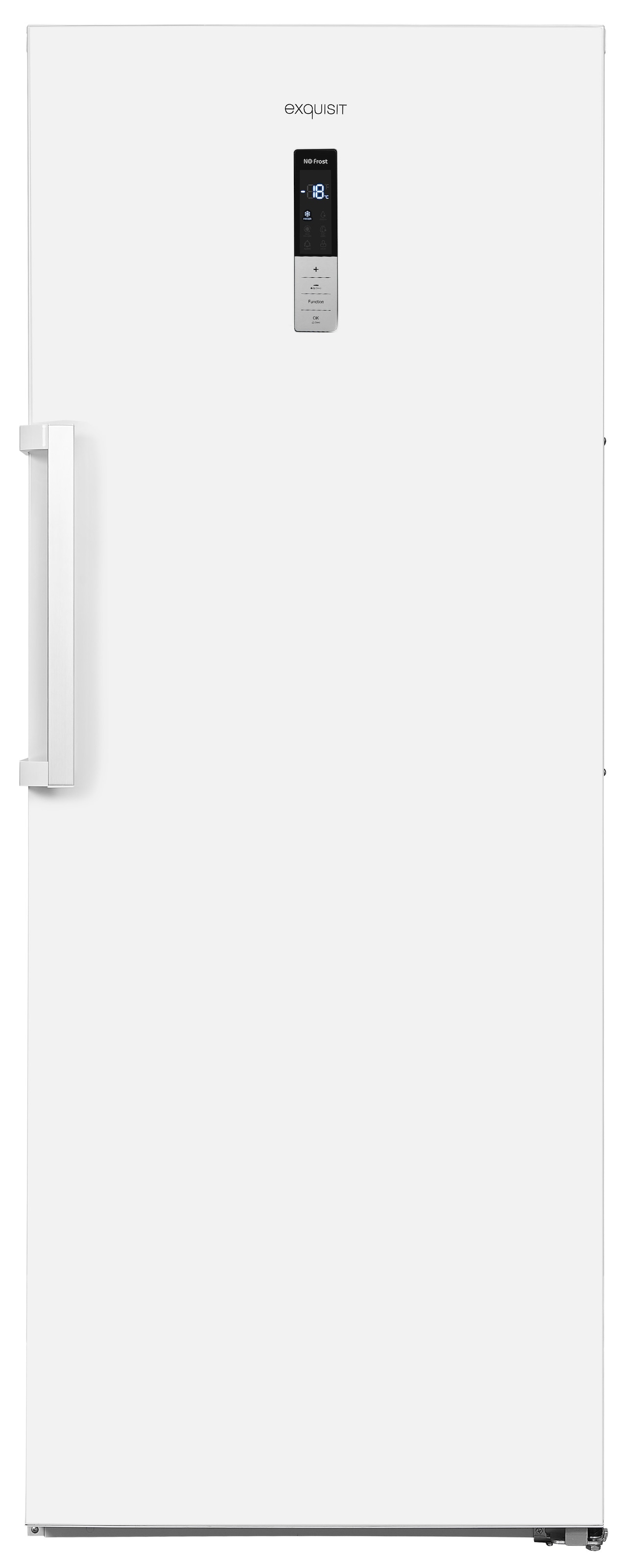 exquisit Gefrierschrank »GS380-NF-H-050D weiss«, 185,5 cm hoch, 71 cm breit, Türanschlag wechselbar