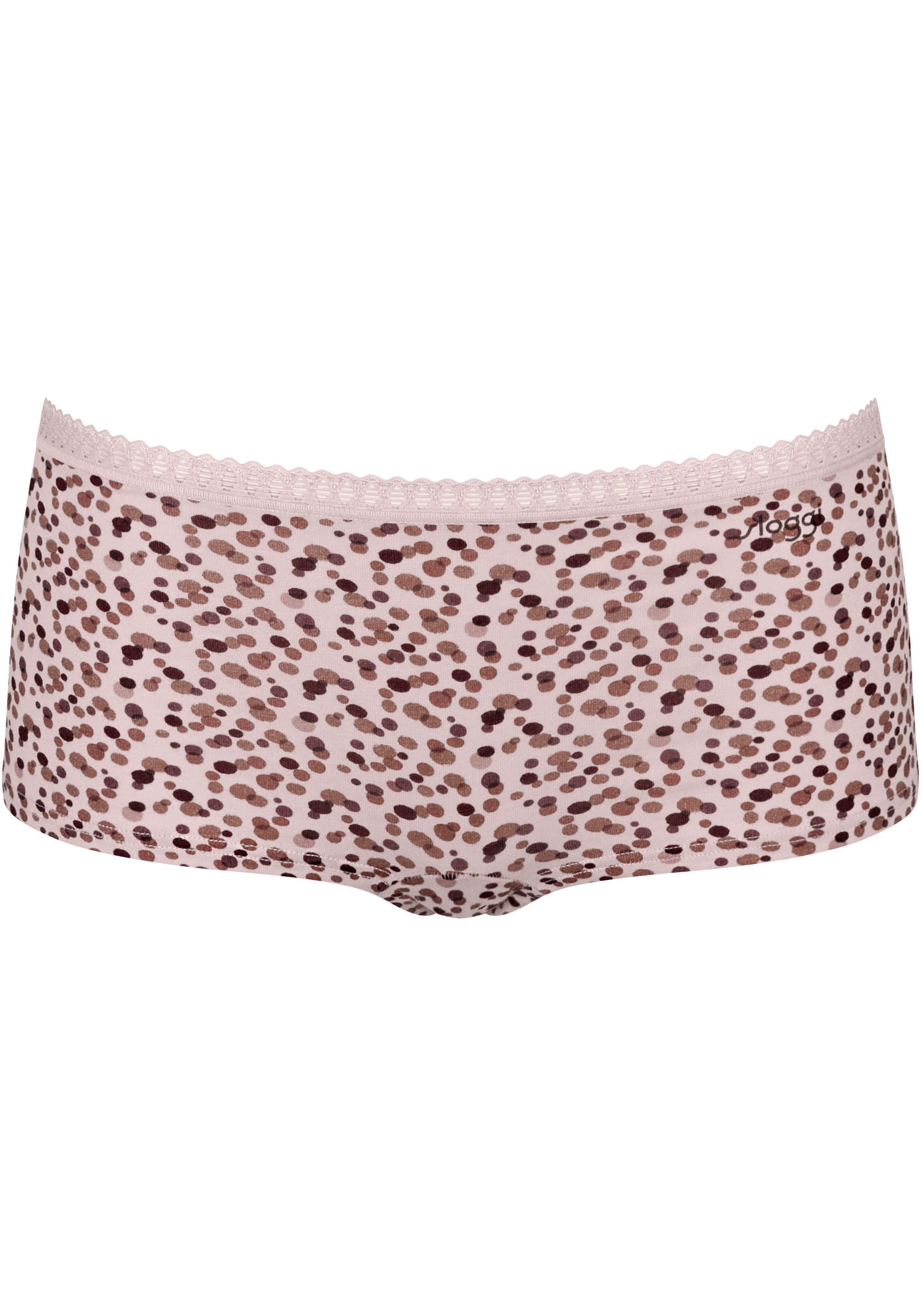 sloggi Panty »GO Crush Short C3P«, (3er Pack), mit Spitzendetails