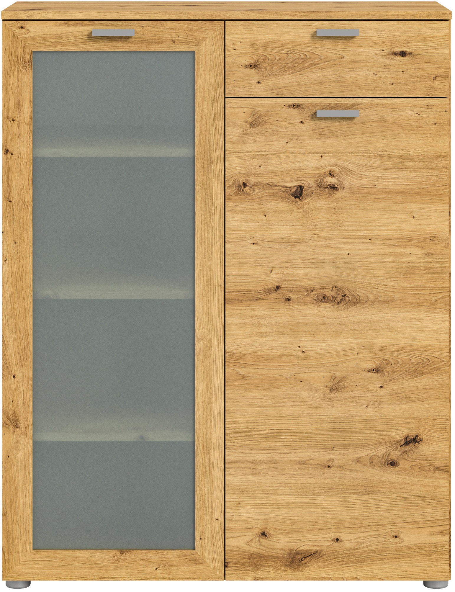 INOSIGN Highboard »Onex, Breite 90 cm, mit Glastür, vielseitig einsetzbar«, in verschiedenen Farben, Kommode, Schrank, Anrichte
