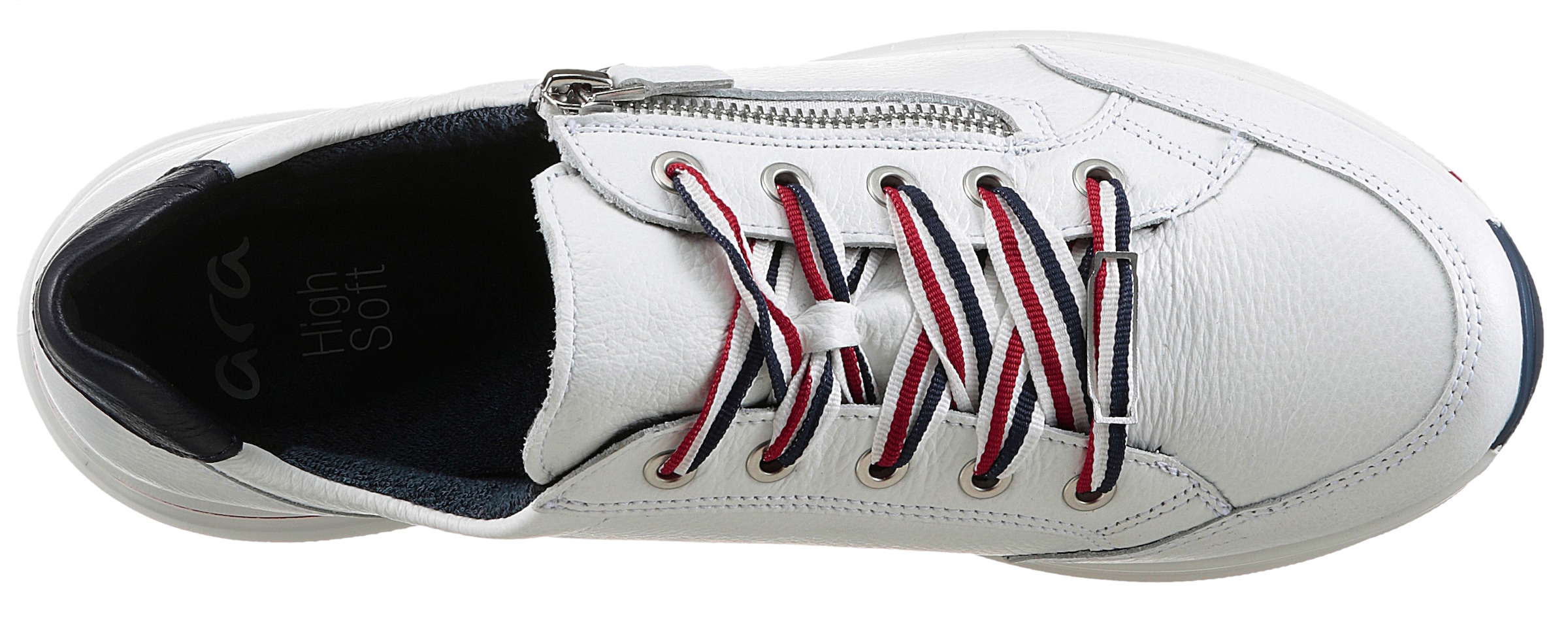 Ara Sneaker »OSAKA«, mit Reißverschluss, H-Weite, Freizeitschuh, Halbschuh, Schnürschuh