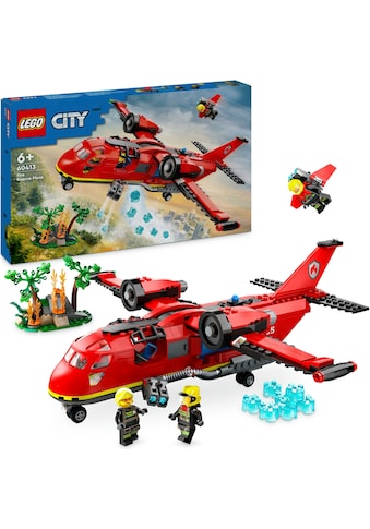 Konstruktionsspielsteine »Löschflugzeug (60413), LEGO City«, (478 St.), Made in Europe