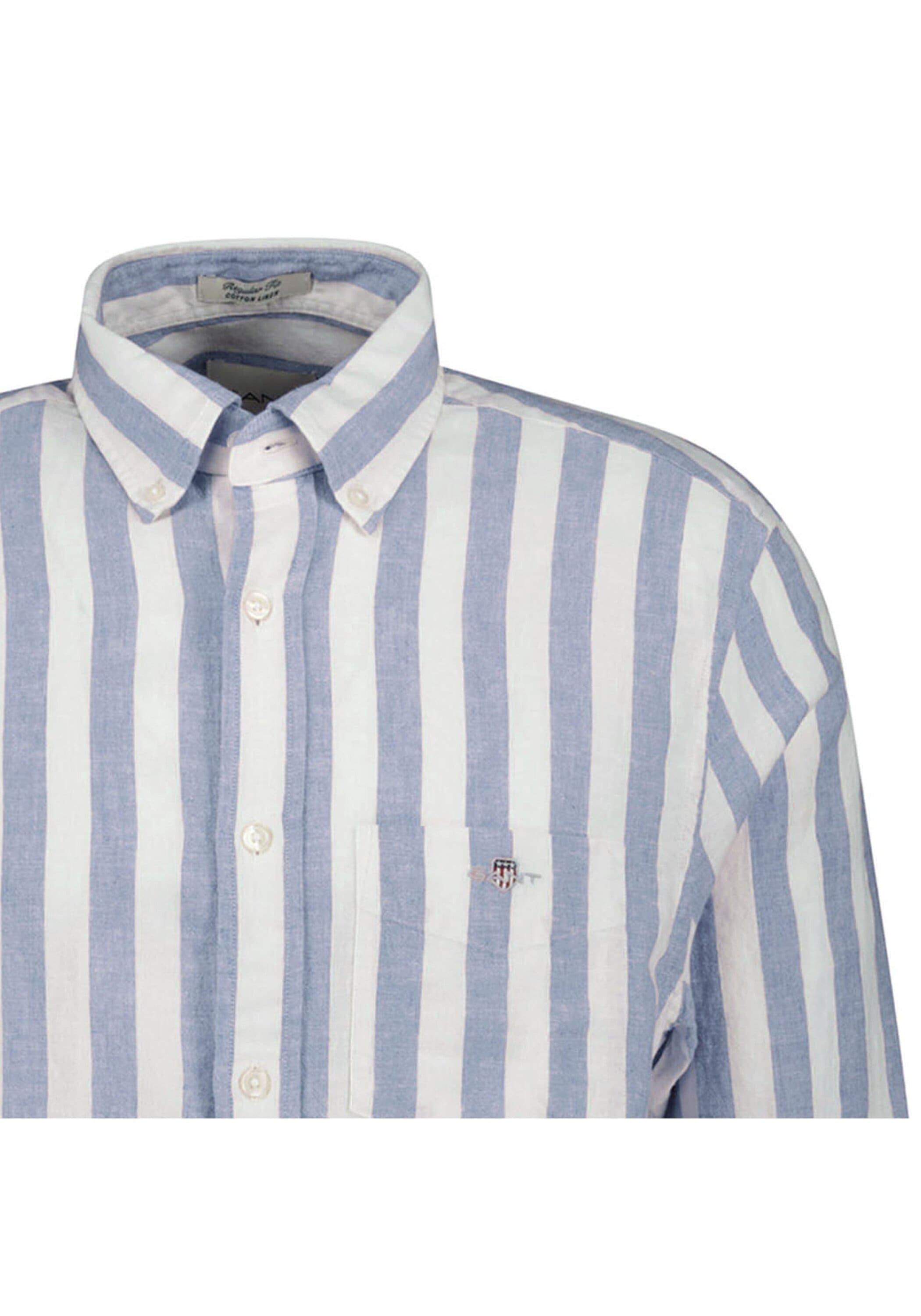 Gant Langarmhemd »Hemd REGULAR COTTON LINEN STRIPE SHIRT 1er Pack« 1 tlg.