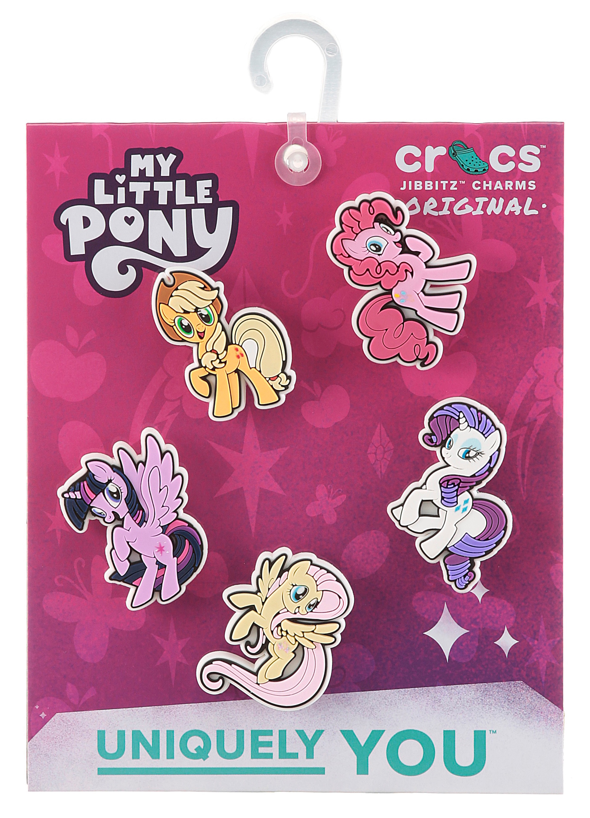 Crocs Schuhanstecker »Jibbitz™ My Little Pony: Friendship is Magic« Set, Kein Spielzeug. Nicht für Kinder unter 3 Jahren geeignet, 5 Stk. tlg. Schuh Charms für My Little Pony Fans