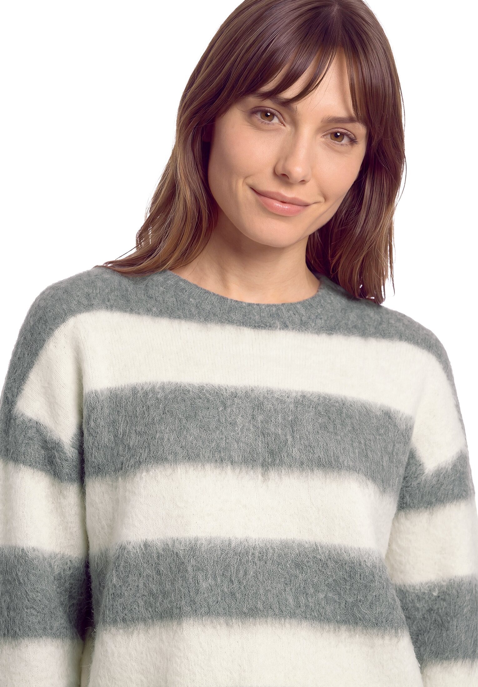 Betty&Co Strickpullover »Strickpullover mit Rippbündchen«
