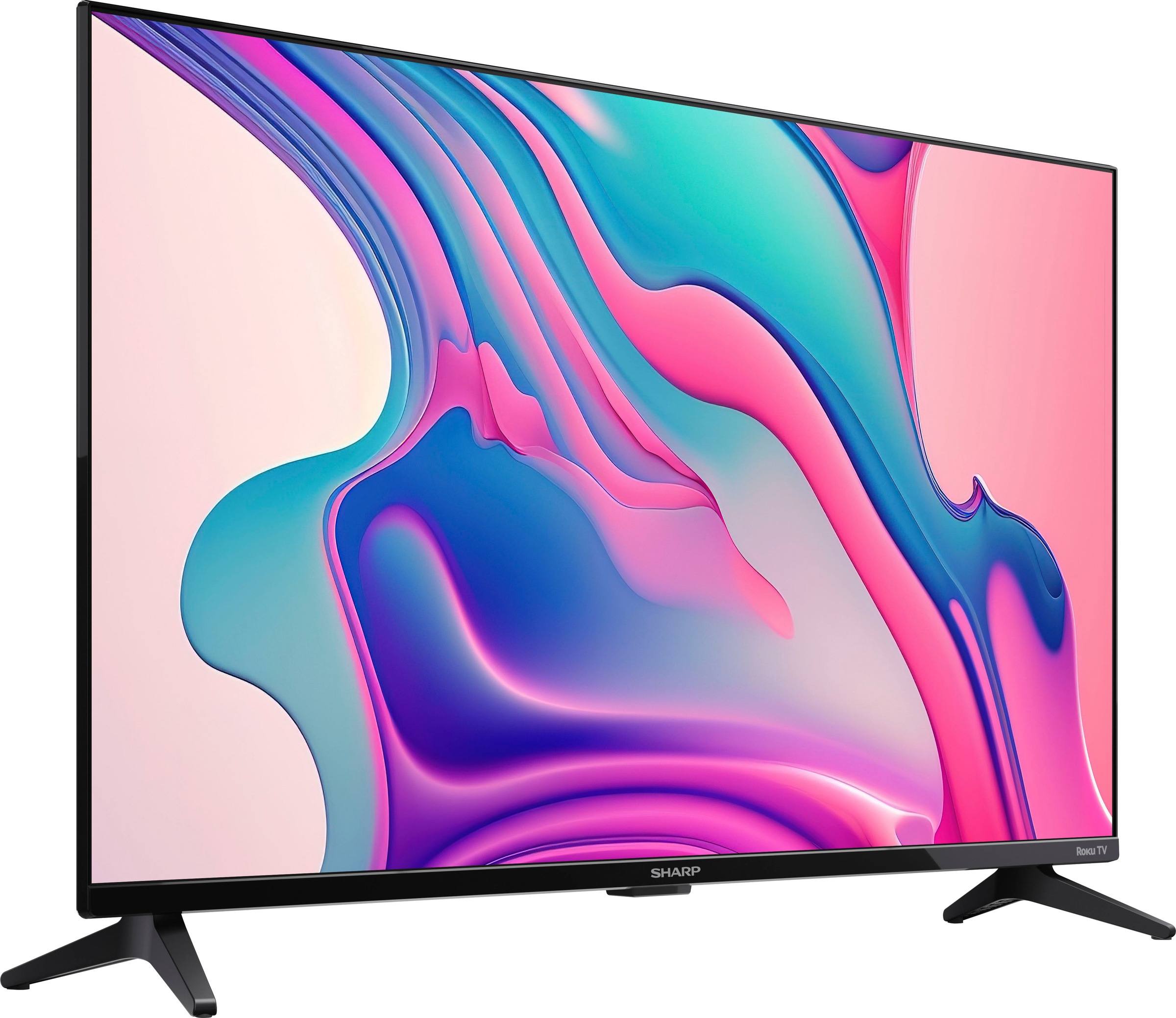 Sharp LED-Fernseher »1T-C32FDx«, HD-ready, Smart-TV, Roku TV nur in Deutschland verfügbar, Rahmenlos, HDR10, Dolby Digital
