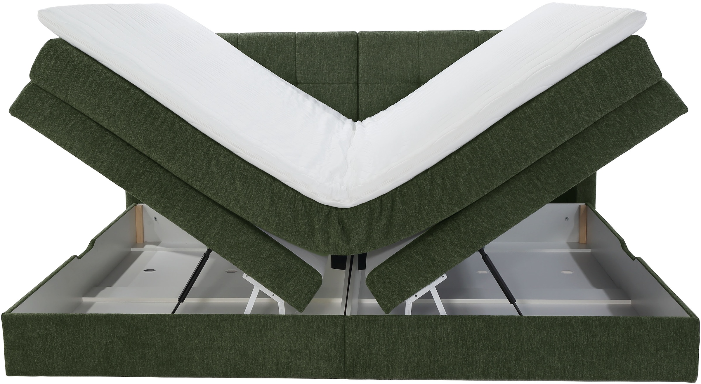 Jockenhöfer Gruppe Boxspringbett »Casa Grande in der Breite 240cm, Familienbett mit Bettkasten (1.000 L)« 7-Zonen-TTFK-Matratze, KS-Topper, verschiedene Härtegrade wählbar