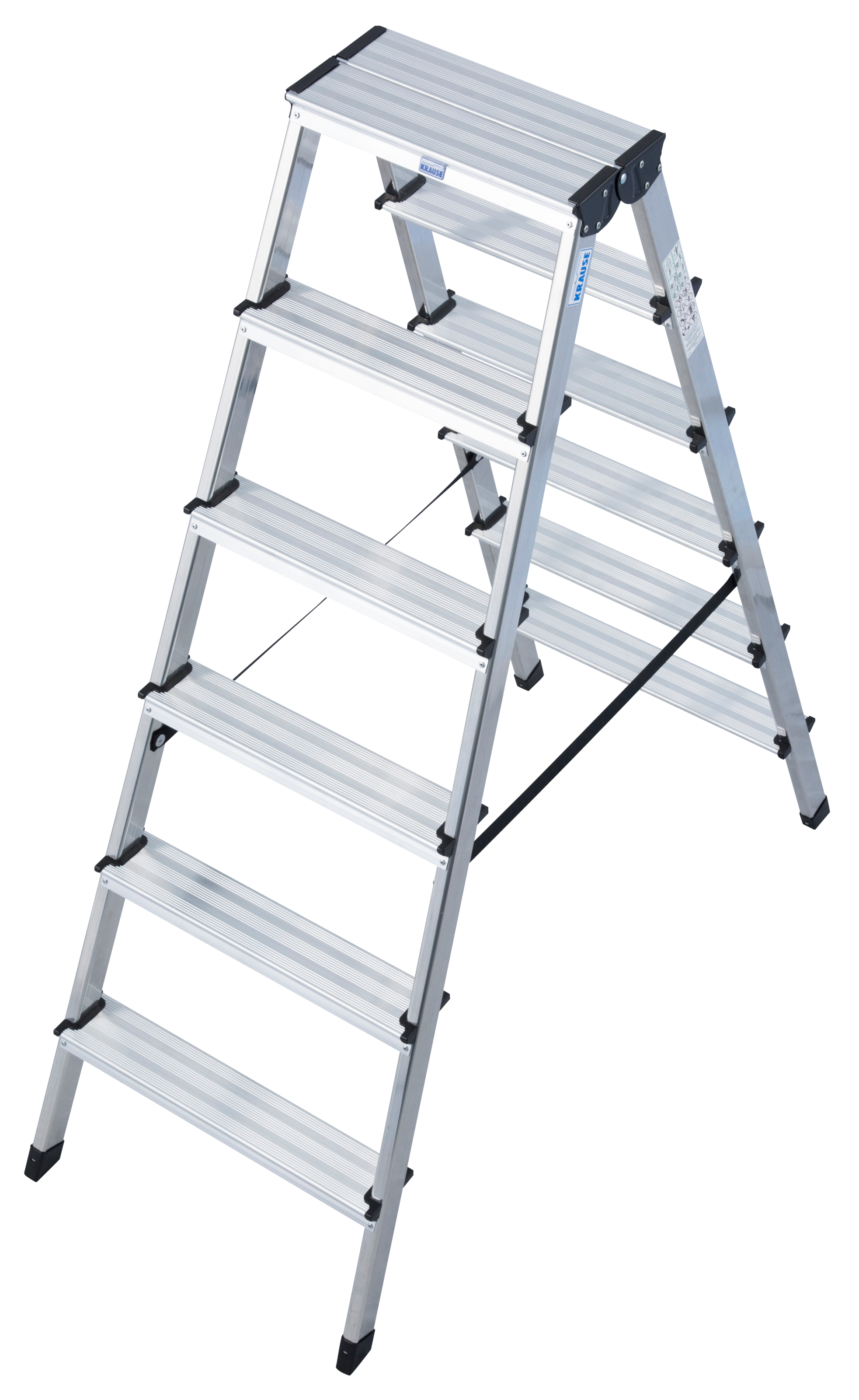 KRAUSE MONTO Stufen-DoppelLeiter Dopplo 2x6 Stufen