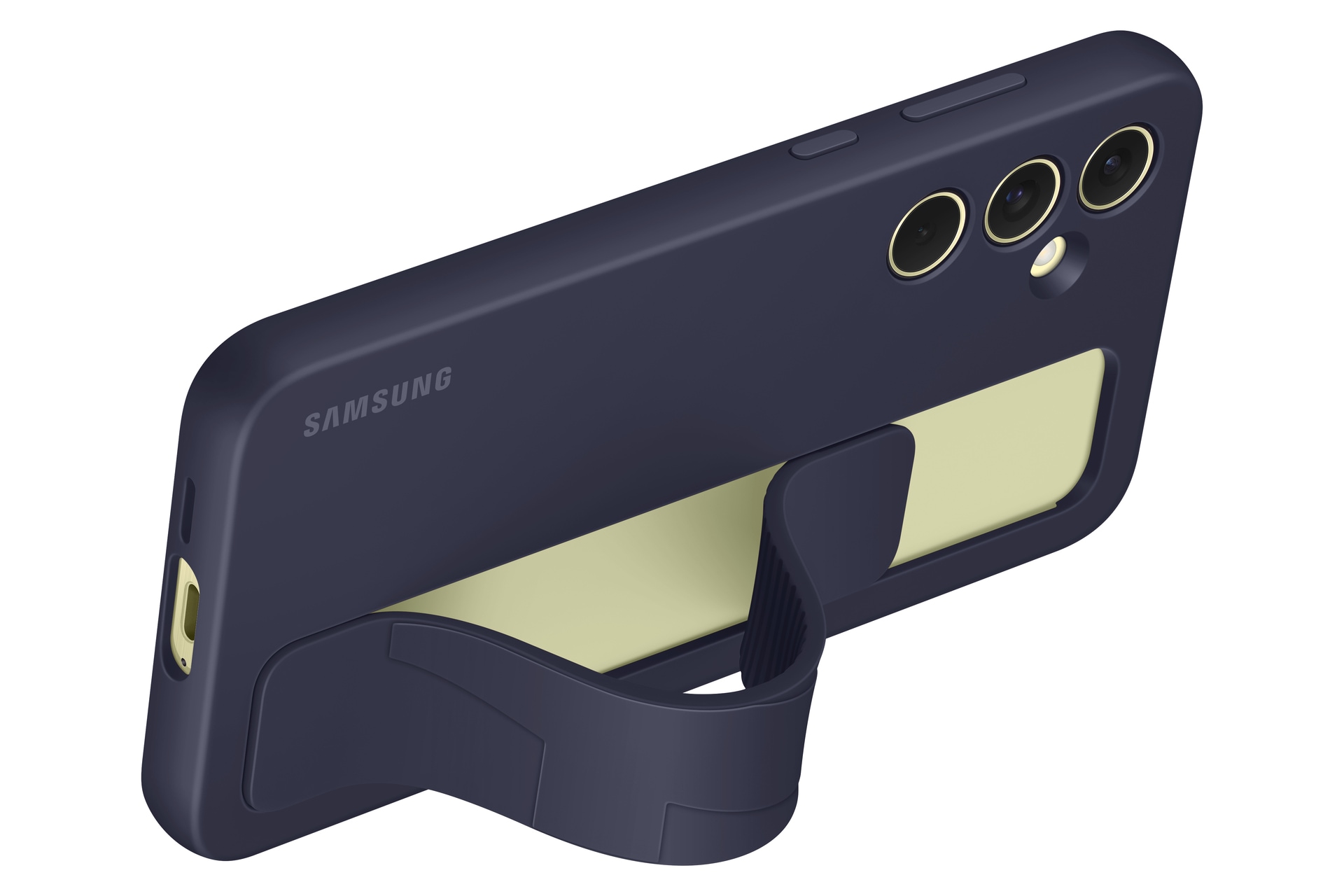 Samsung Handyhülle »Standing Grip Case für Samsung Galaxy A55«, Backcover, Schutzhülle, Handyschutzhülle, Case, Schutzcase, stoßfest
