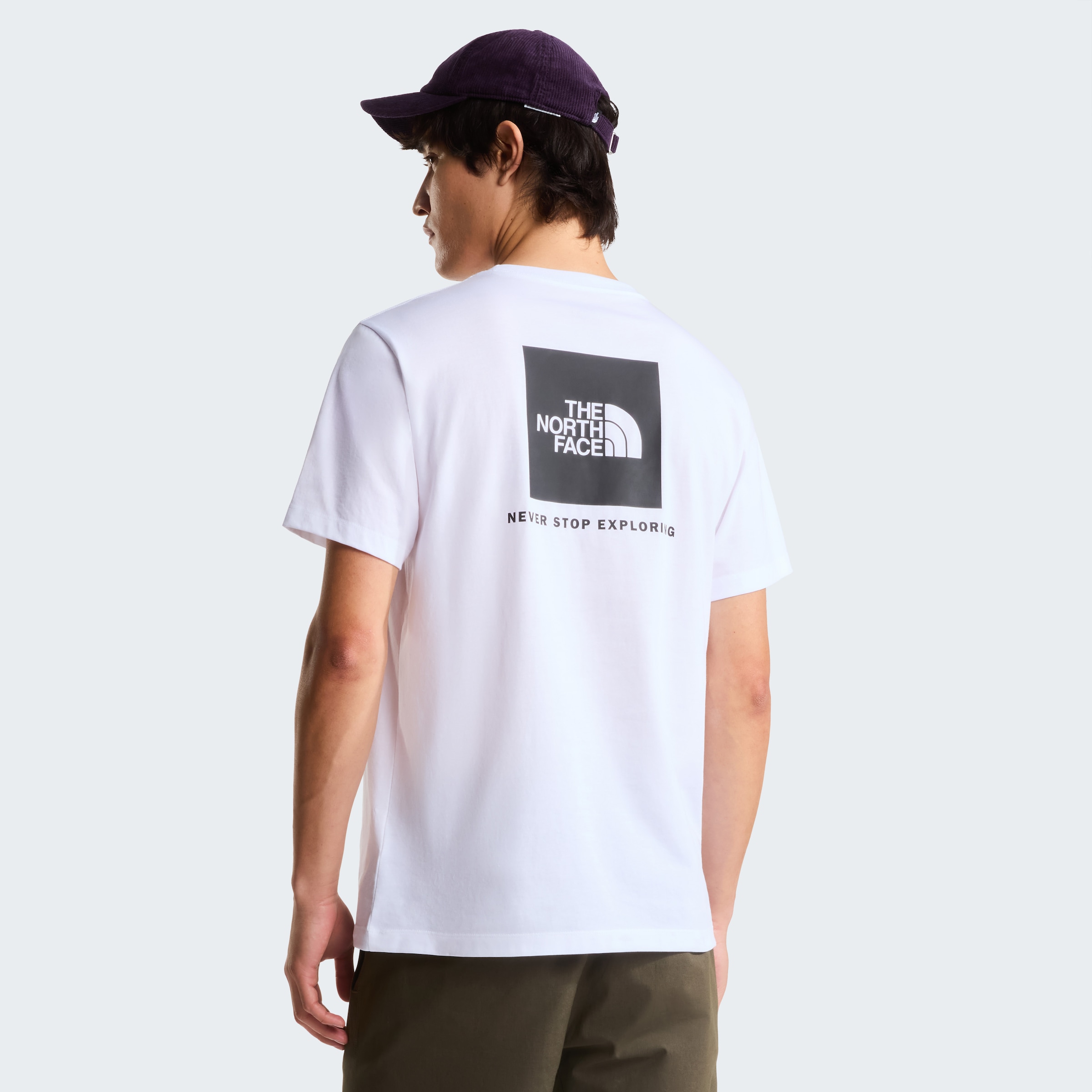 The North Face T-Shirt »M EVOLUTION BOX NSE REGULAR SHORT SLEEVE« normale Passform, Kurzarm, aus Baumwollmischjersey