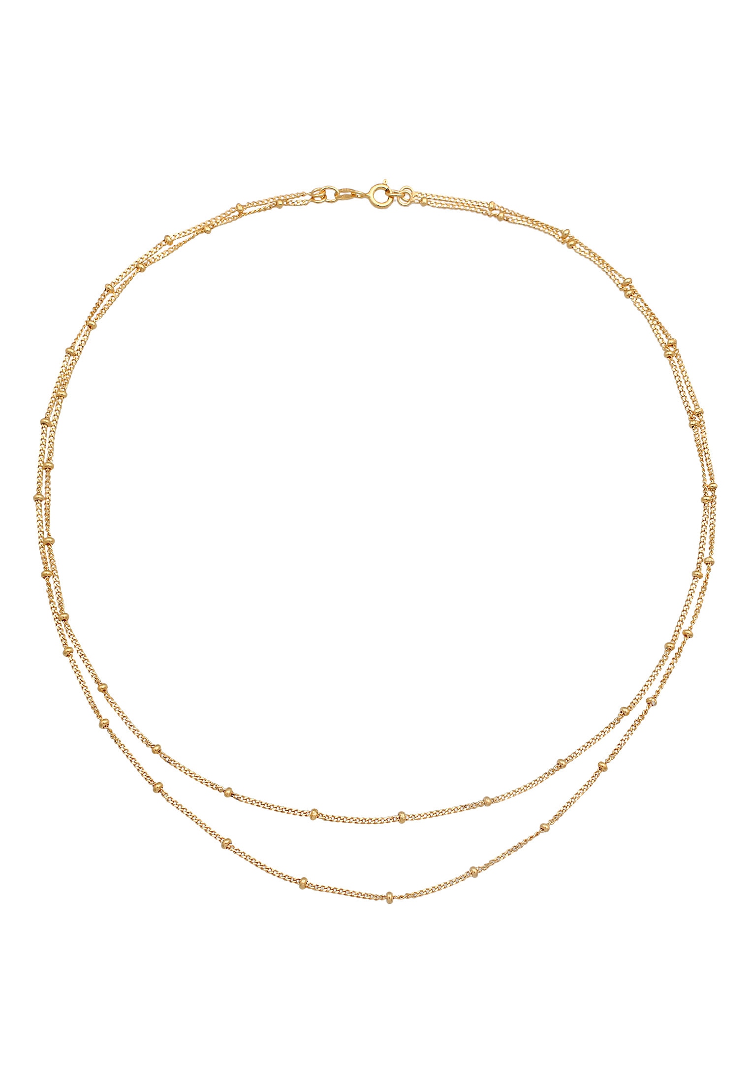 Elli Silberkette »Halskette Layer Kugelkette Basic 925 Silber«