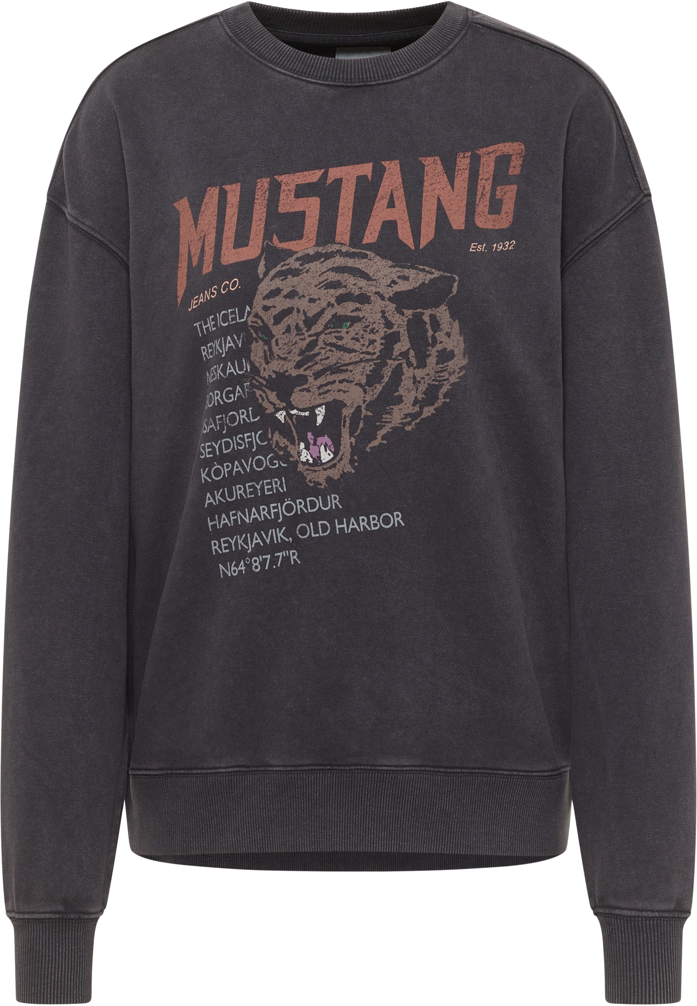MUSTANG Sweatshirt »Style Salida«, mit Frontprint
