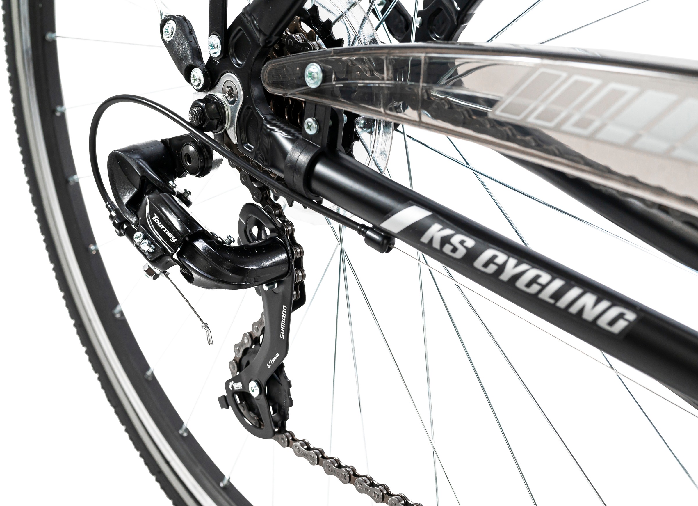 KS Cycling Trekkingrad »Canterburry«, 21 Gang, Shimano, Tourney Schaltwerk, Kettenschaltung, für Herren, Kettenschaltung