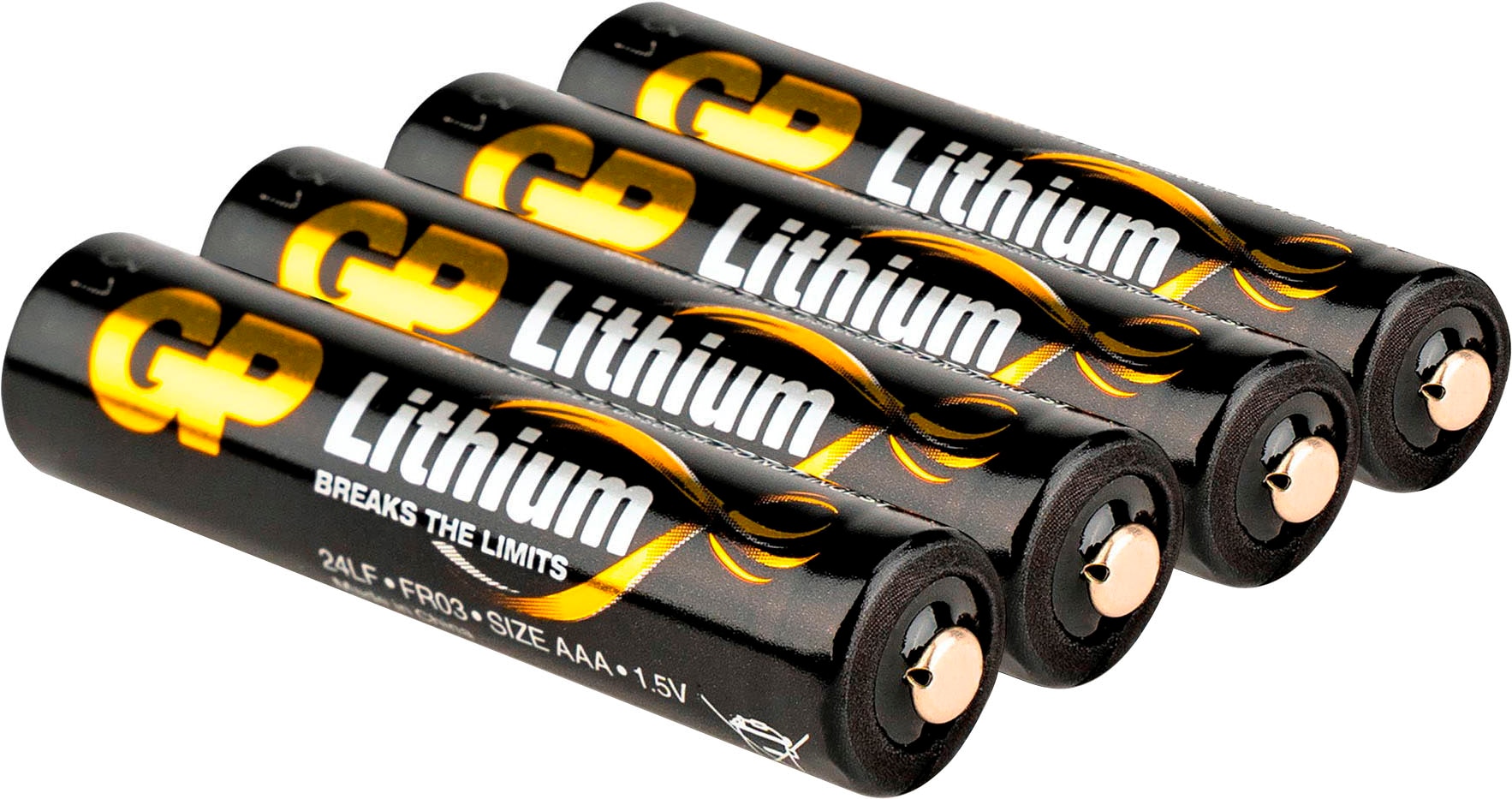GP Batteries Batterie »AAA Lithium 1,5V 4 Stück«, FR03, 1,5 V, (4 St.)