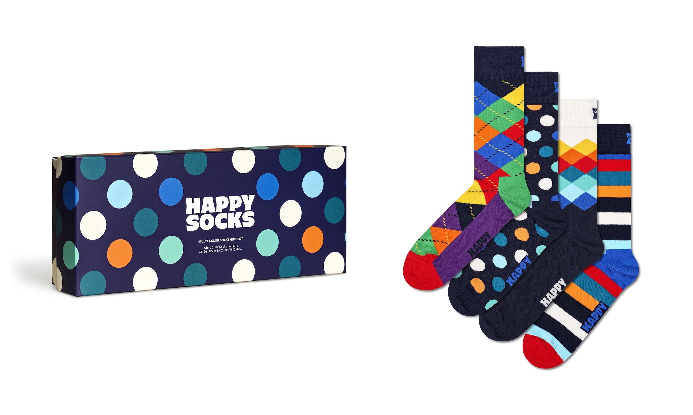 Happy Socks 4 (Packung, Socks Socken Set«, ♕ bei Paar), Pack Gift »Multi-Color im Socken Bunte 4er