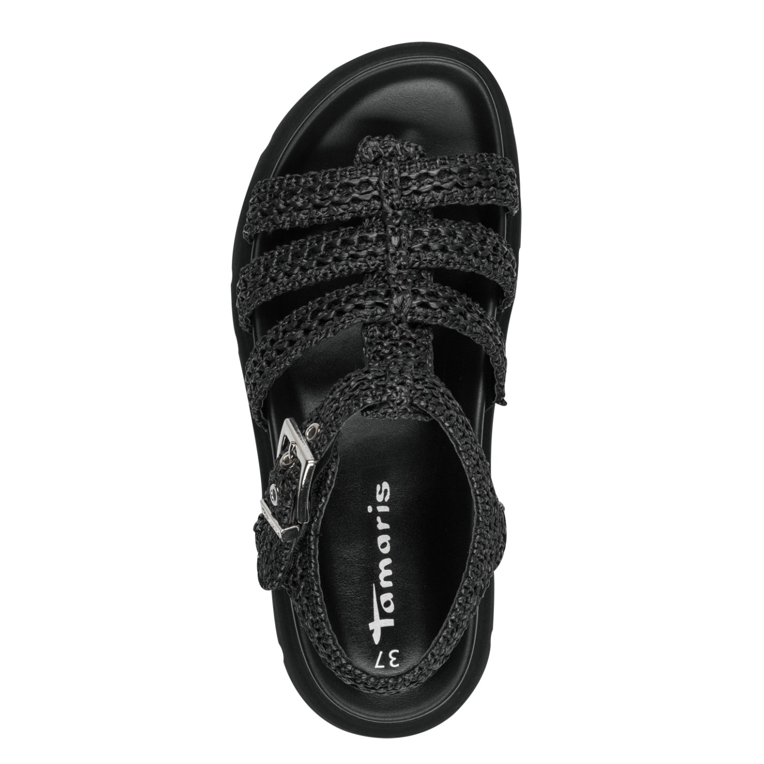 Tamaris Riemchensandale  Sommerschuh, Römersandalette in veganer Verarbeitung