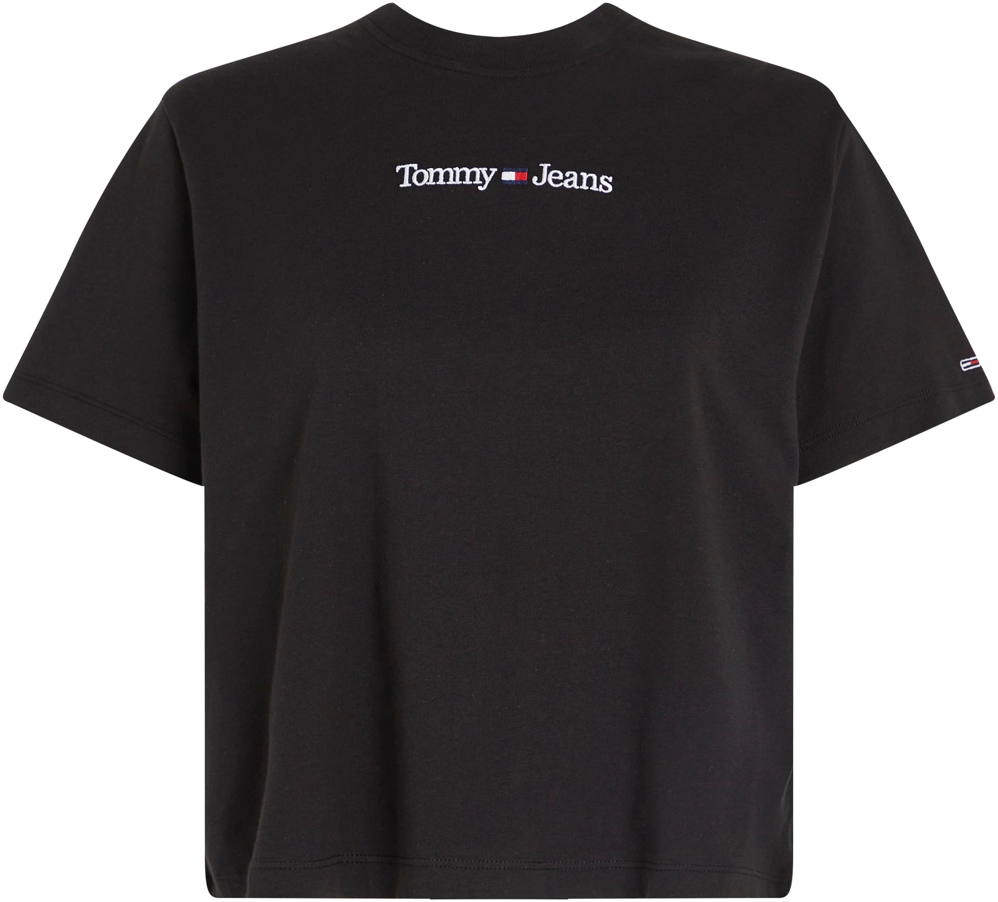 Tommy Jeans Kurzarmshirt »TJW CLS SERIF LINEAR TEE«, mit Tommy Jeans Linear Logoschriftzug