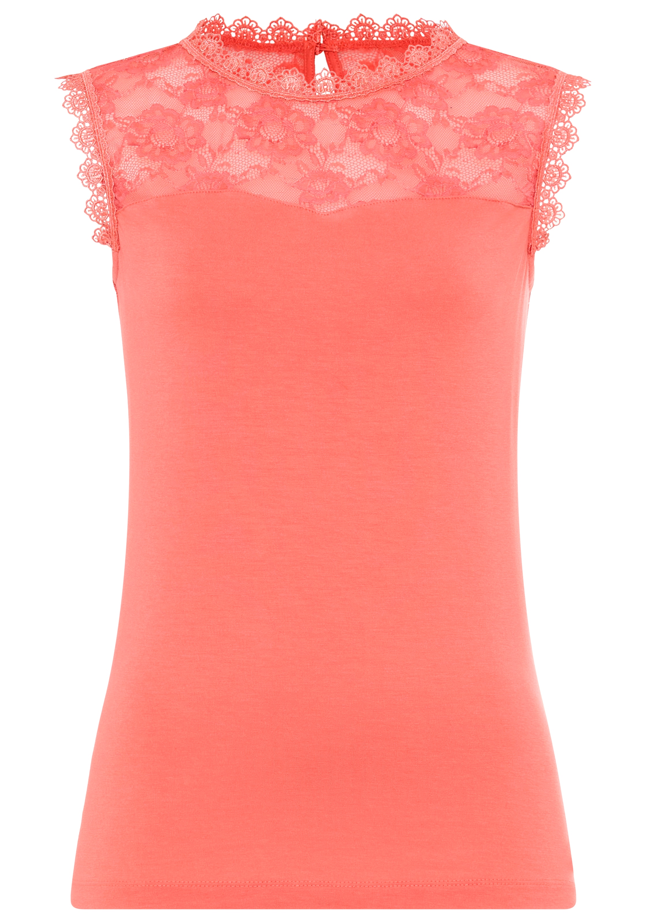 Laura Scott Tanktop mit edler Zierborte
