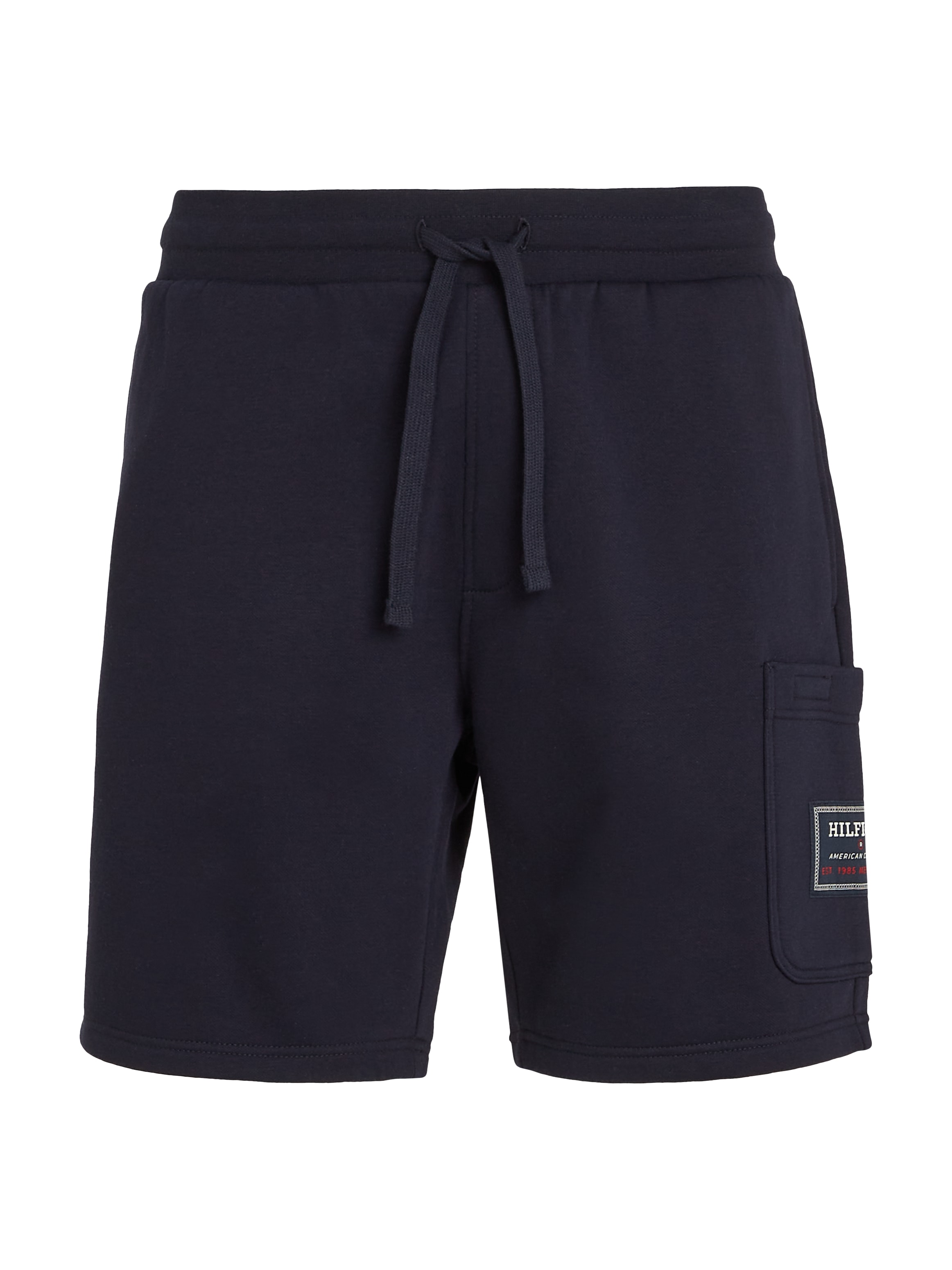 Tommy Hilfiger Sweatshorts »FLAG LOGO BADGE SWEATSHORTS«, Mit Tasche an der Seite