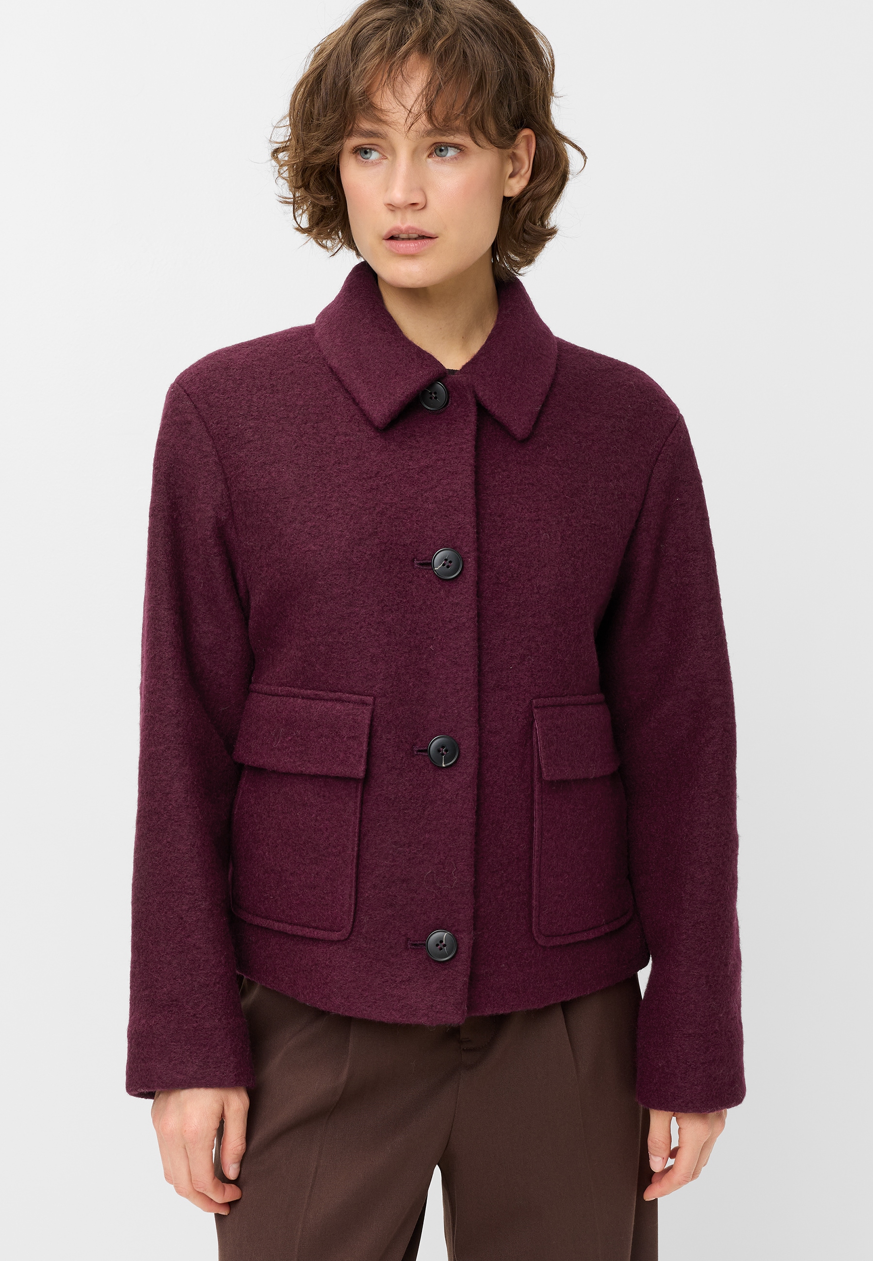 Fuchs Schmitt Wolljacke Wollmischung, Regular Fit