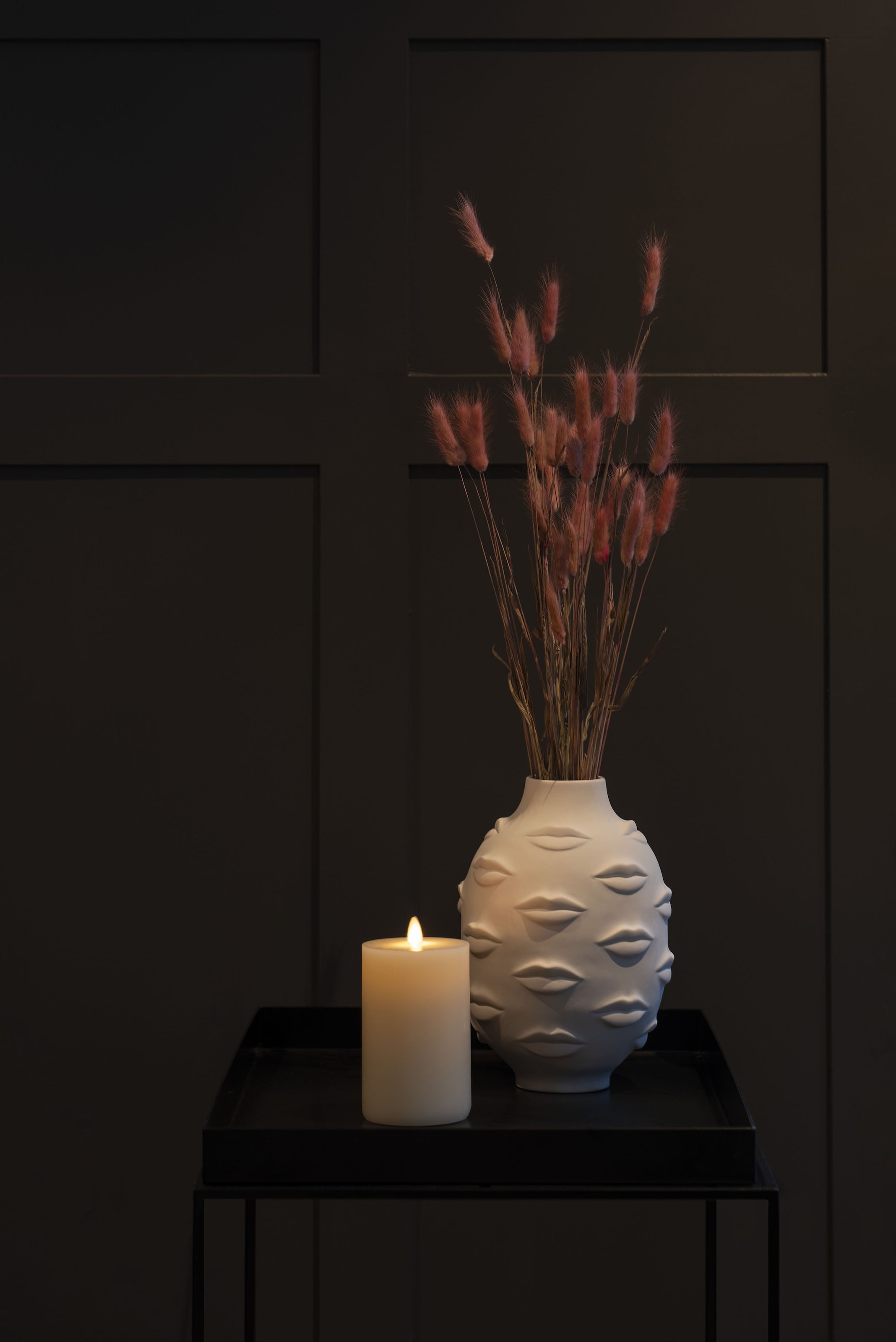 KONSTSMIDE LED-Kerze, Funktion Echtwachskerze, per 3D Flamme, auf AN/AUS m. Raten Touch: bestellen handgegossen