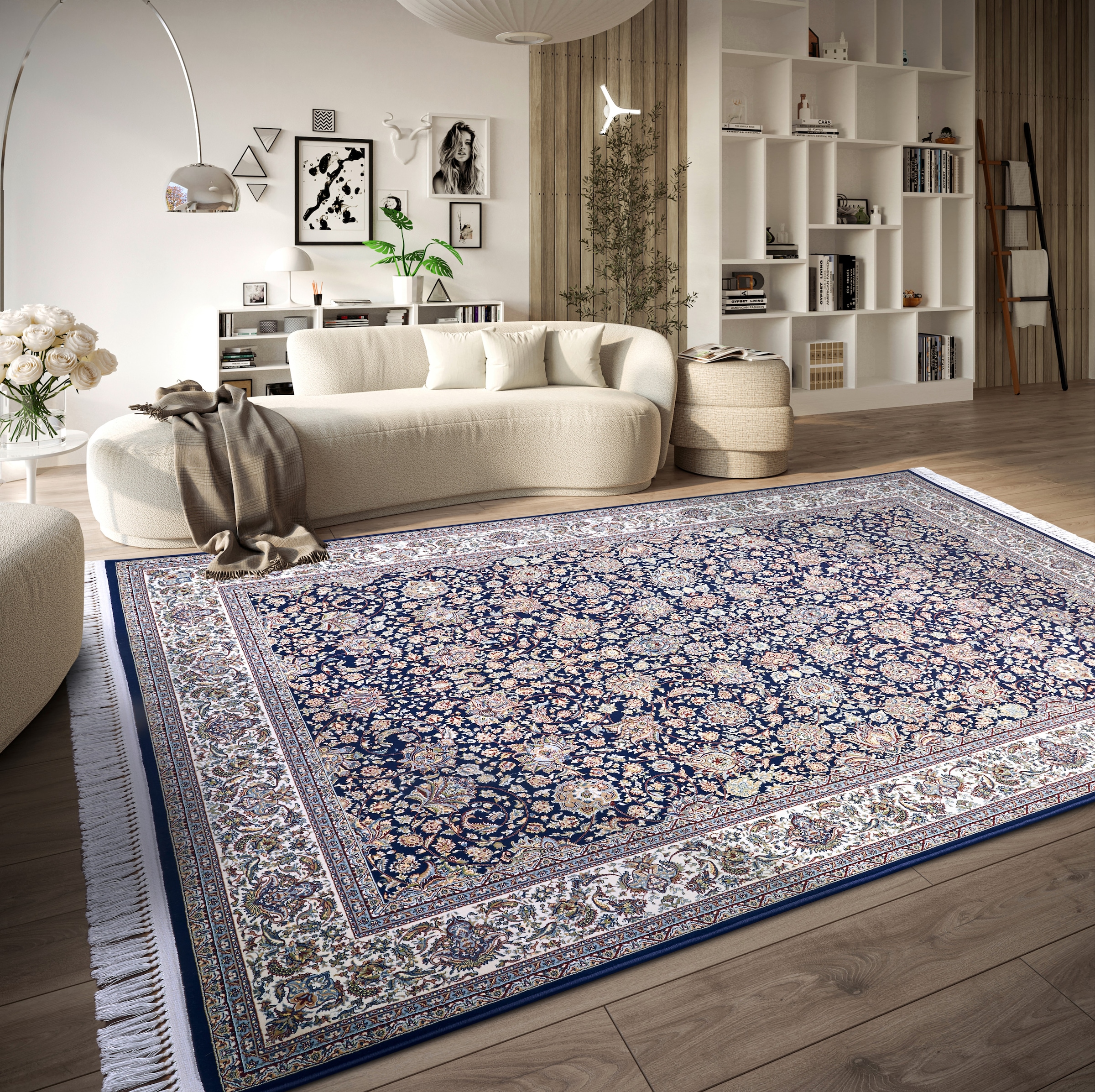 Villeroy & Boch Teppich »Alfred«, rechteckig, 7 mm Höhe, Orientalisch, Fransen, Wohnzimmer, Schlafzimmer, Klassisch, Kurzflor