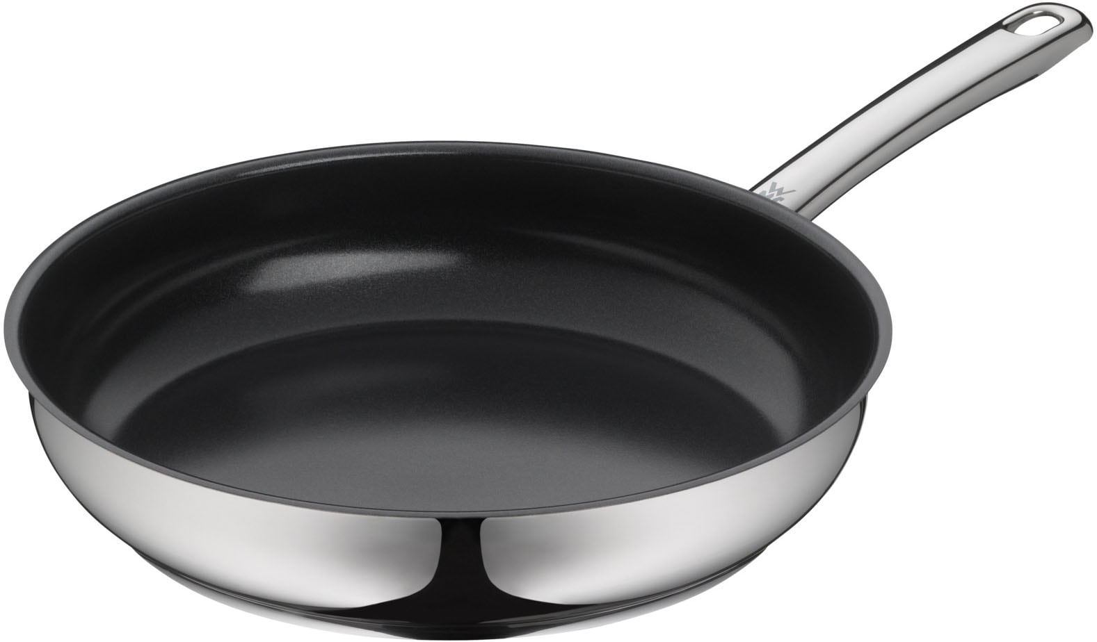 WMF Pfannen-Set »Devil, Bratpfannen Induktion, robuste keramische Antihaftversiegelung« Cromargan® Edelstahl Rostfrei 18/10 Set, 2x Pfannen Ø 24/28 cm, 2 Stk. tlg. für alle Herdarten geeignet, ergonomischer Edelstahlgriff