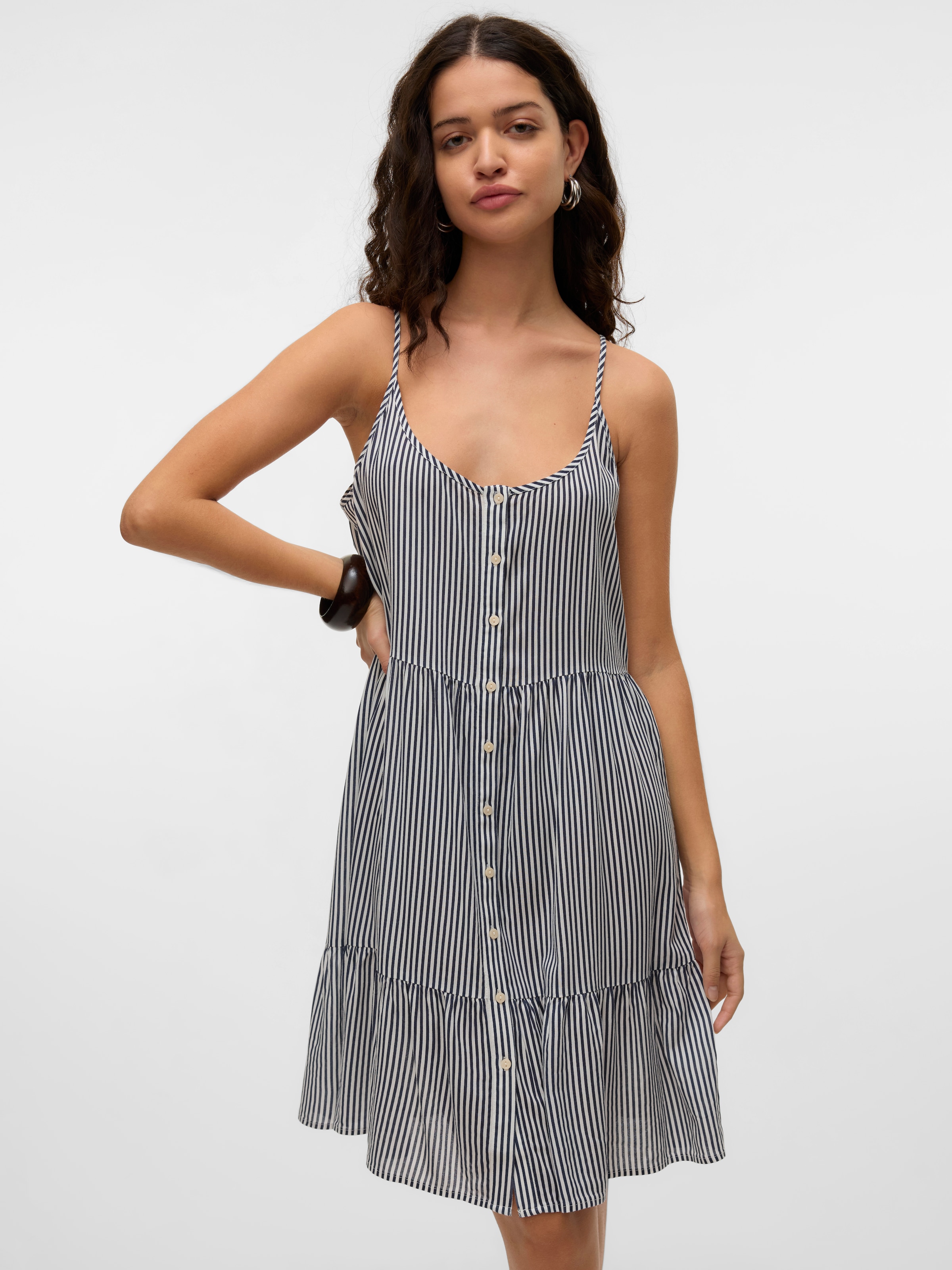 Vero Moda Trägerkleid »VMBUMPY SHORT SINGLET DRESS WVN GA NOOS«