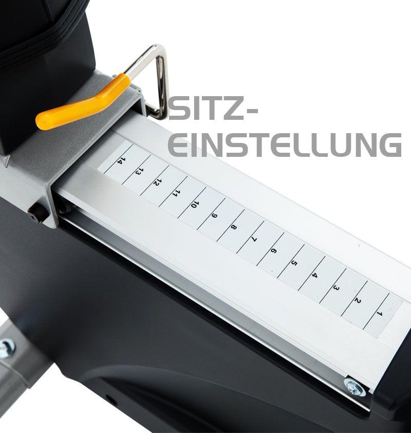 Spirit Fitness Liege-Ergometer »XBR 25«, Schwungmasse ca. 18 kg, 20 Widerstandsstufen