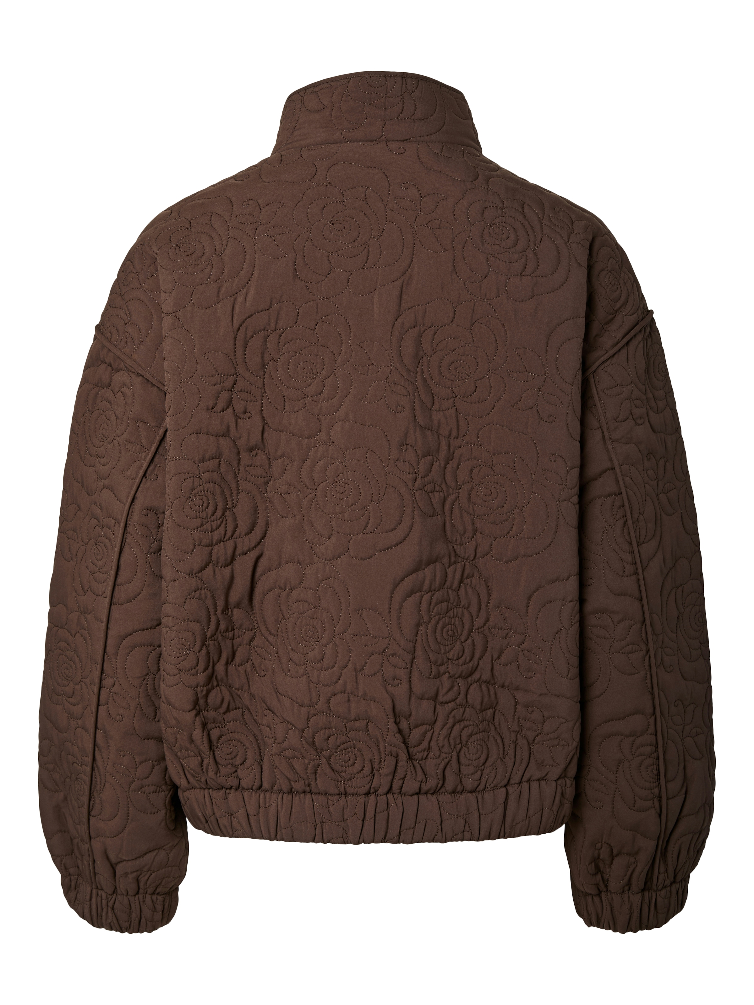 Y.A.S Blouson »YASFIPURA LS QUILTED JACKET S. NOOS« ohne Kapuze Kunstfaser, elastische Bündchen