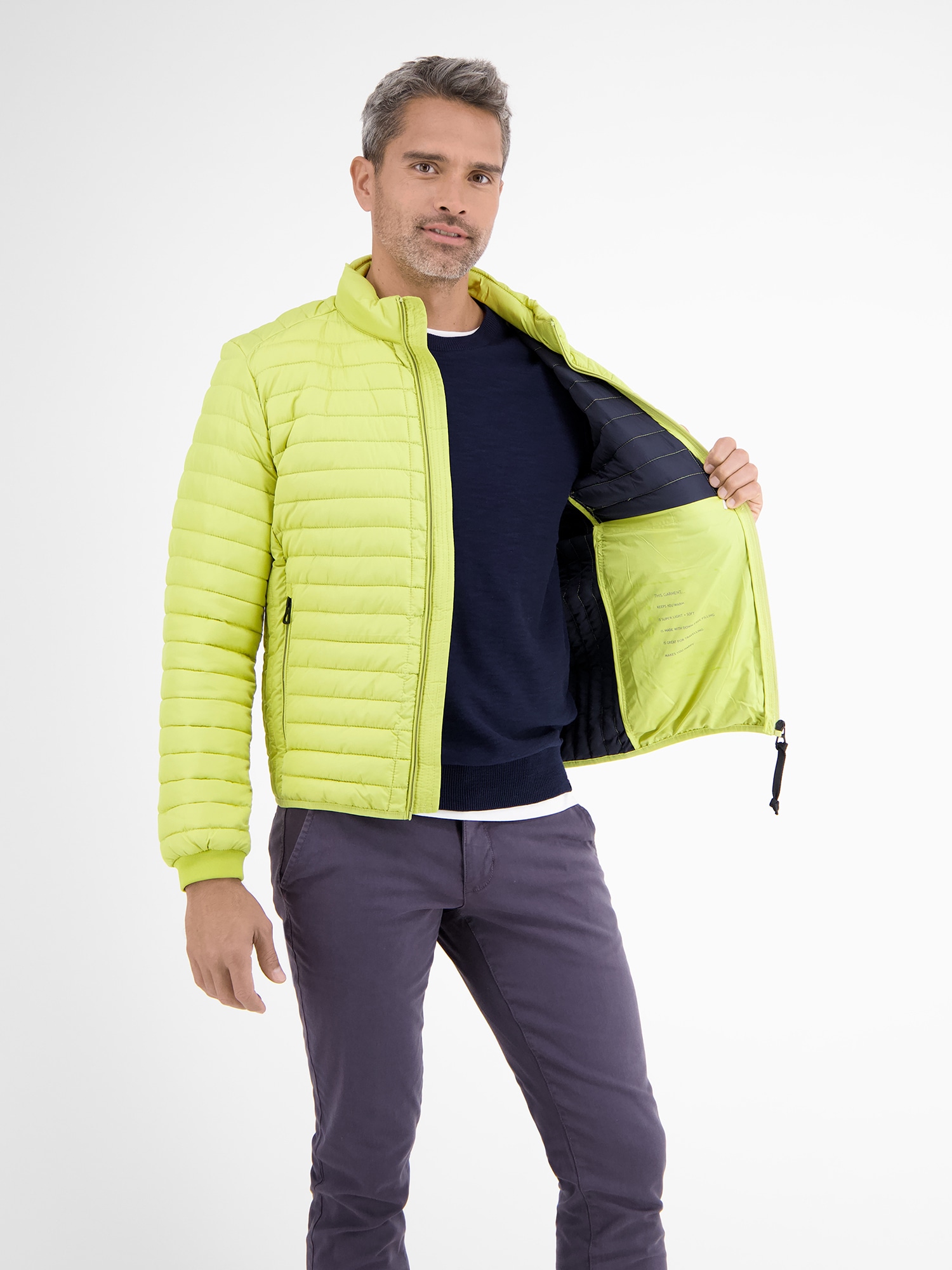 LERROS Steppjacke »LERROS Leichte Steppjacke, wattiert«, ohne Kapuze, Windabweisend