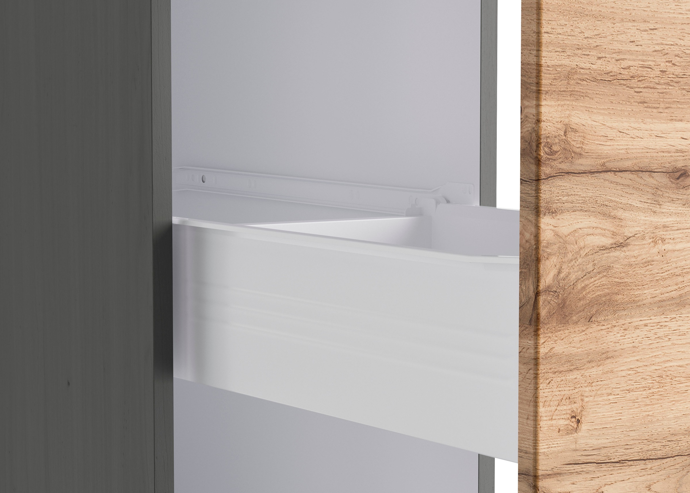 KOCHSTATION Apothekerschrank »KS-Riesa«, Breite 30 cm, MDF-Fronten